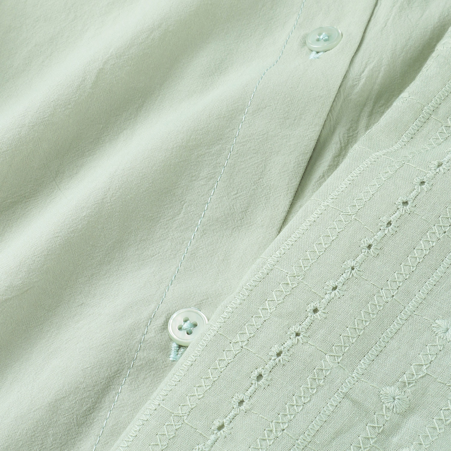 le colis サイドレース切替えドルマンシャツ - 画像7