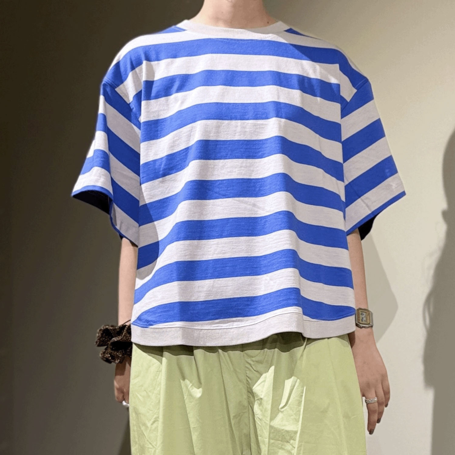 【Insta Live】le colisボーダーまるっとプルオーバー5分袖 - 画像4