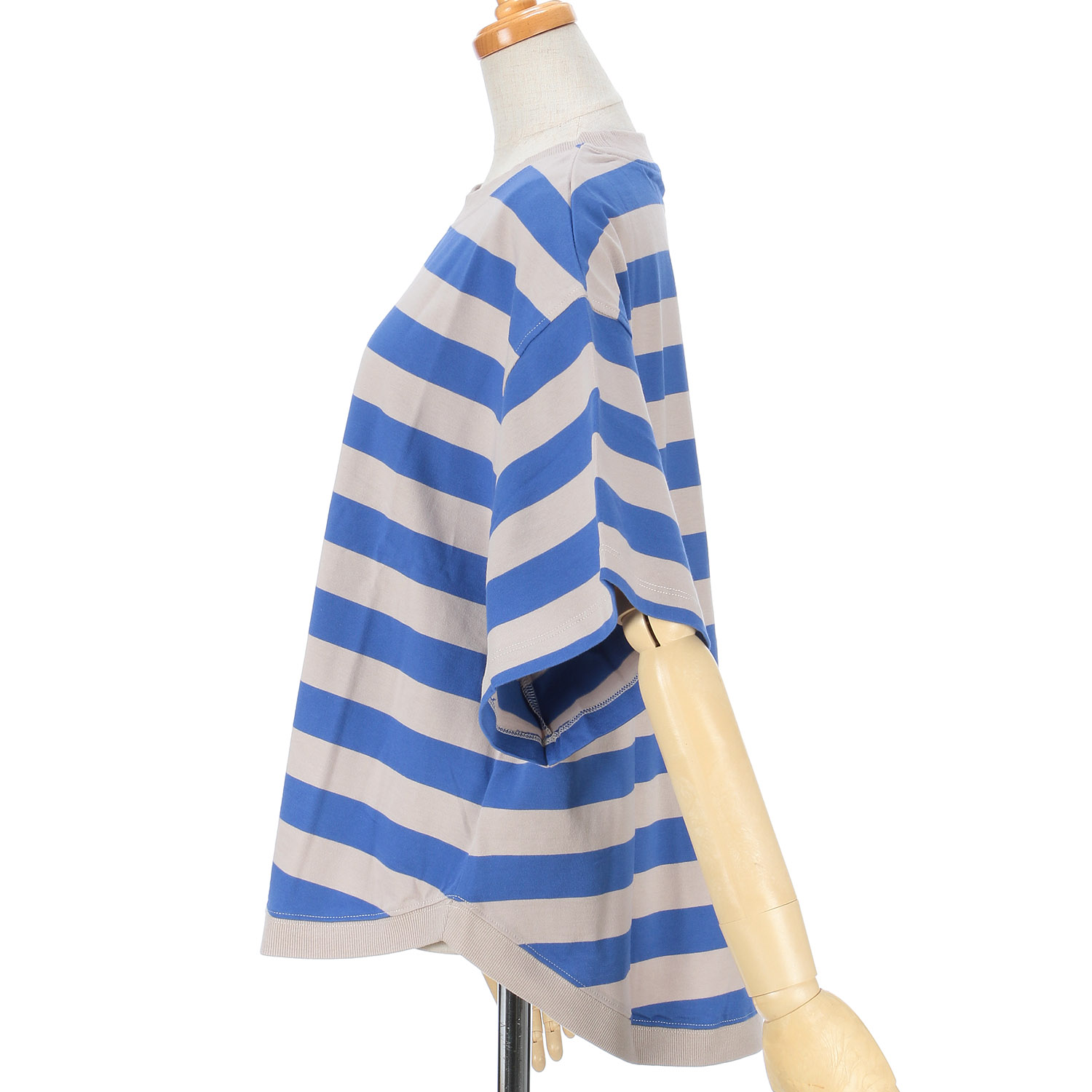 【Insta Live】le colisボーダーまるっとプルオーバー5分袖 - 画像8