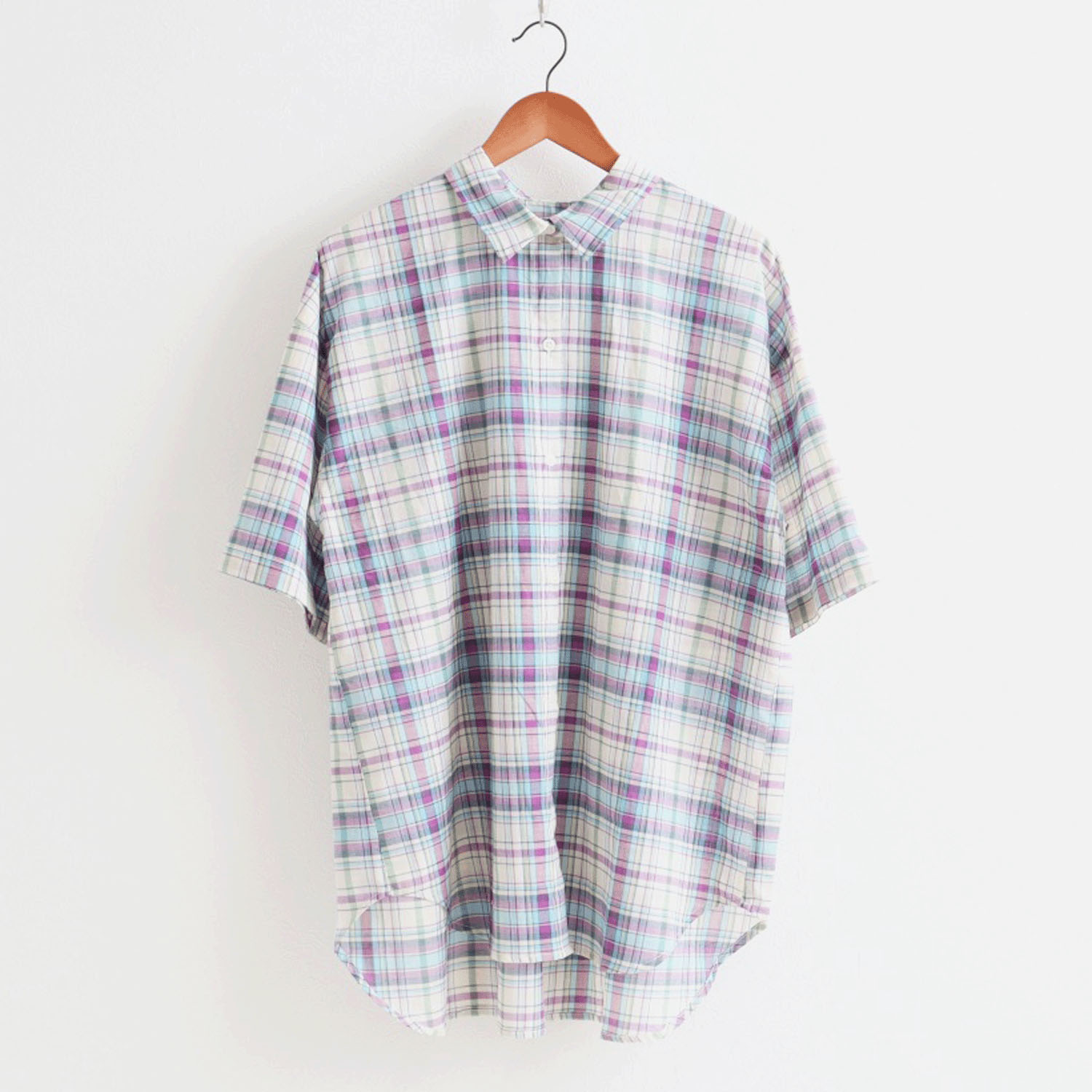 le colis リネンブレンドワイドシャツ5分袖 - 画像9