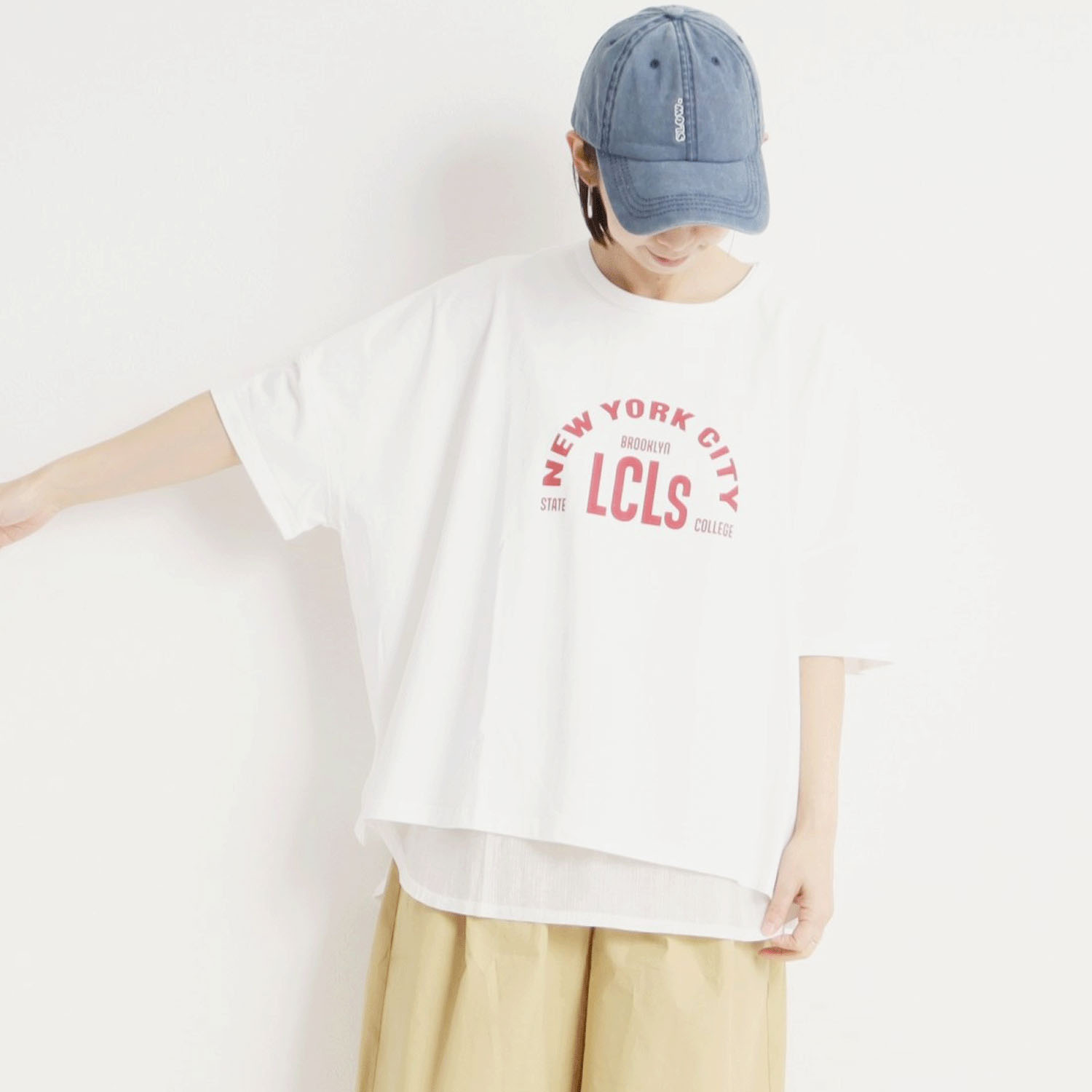 【Insta Live】le colis OE天竺ロゴワイドTee - 画像1