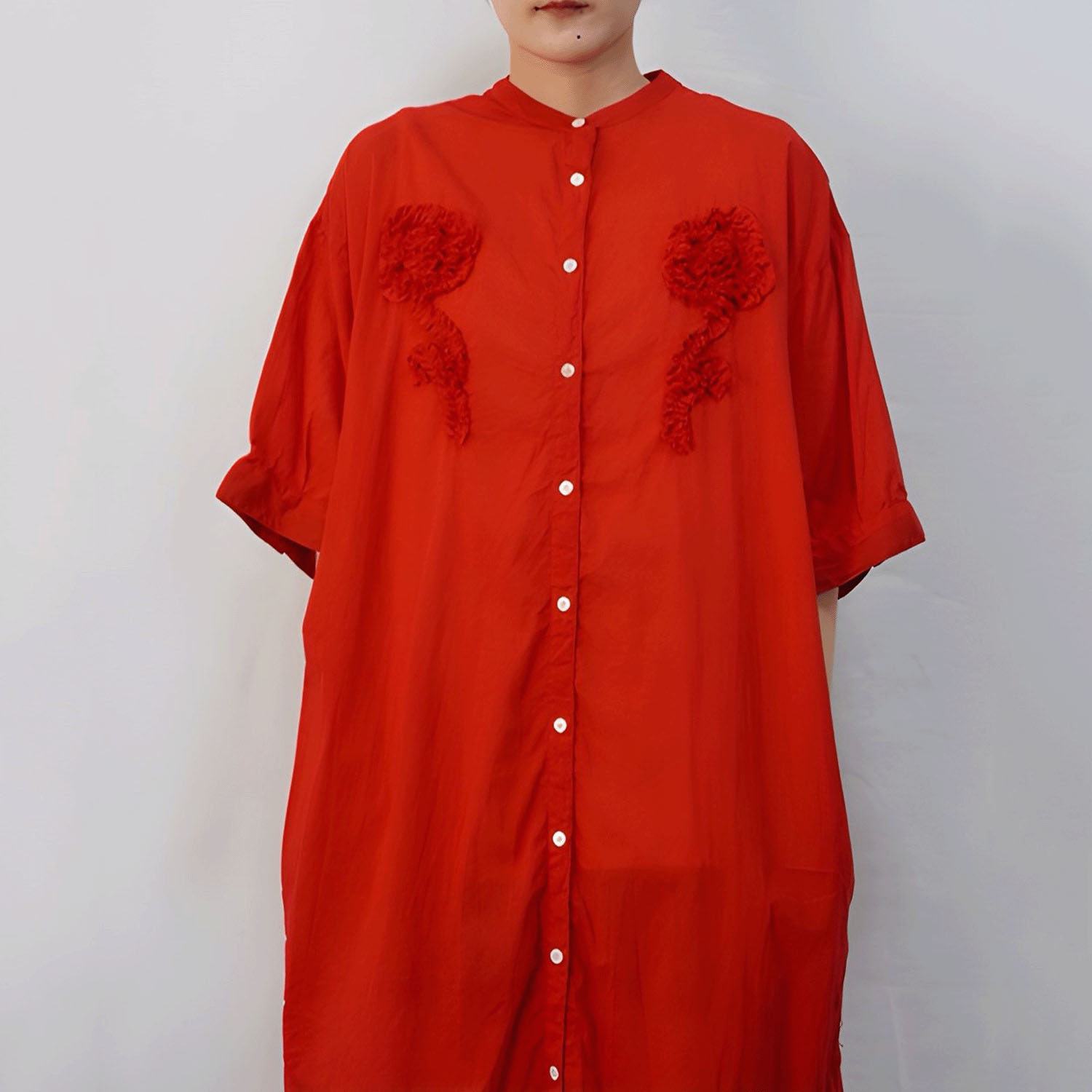 fu－dueka：： 花柄モチーフワンピース - 画像3