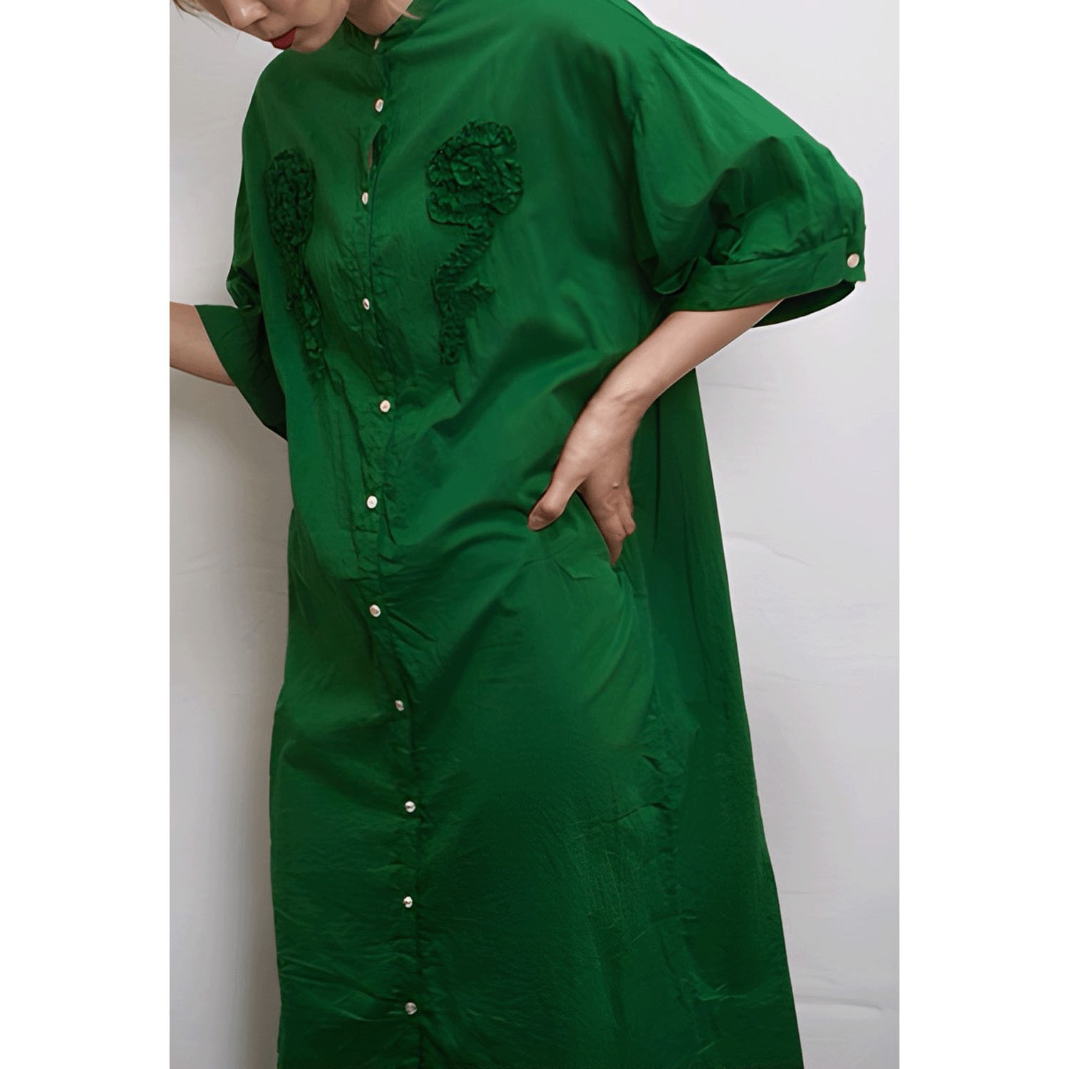 fu－dueka：： 花柄モチーフワンピース - 画像8