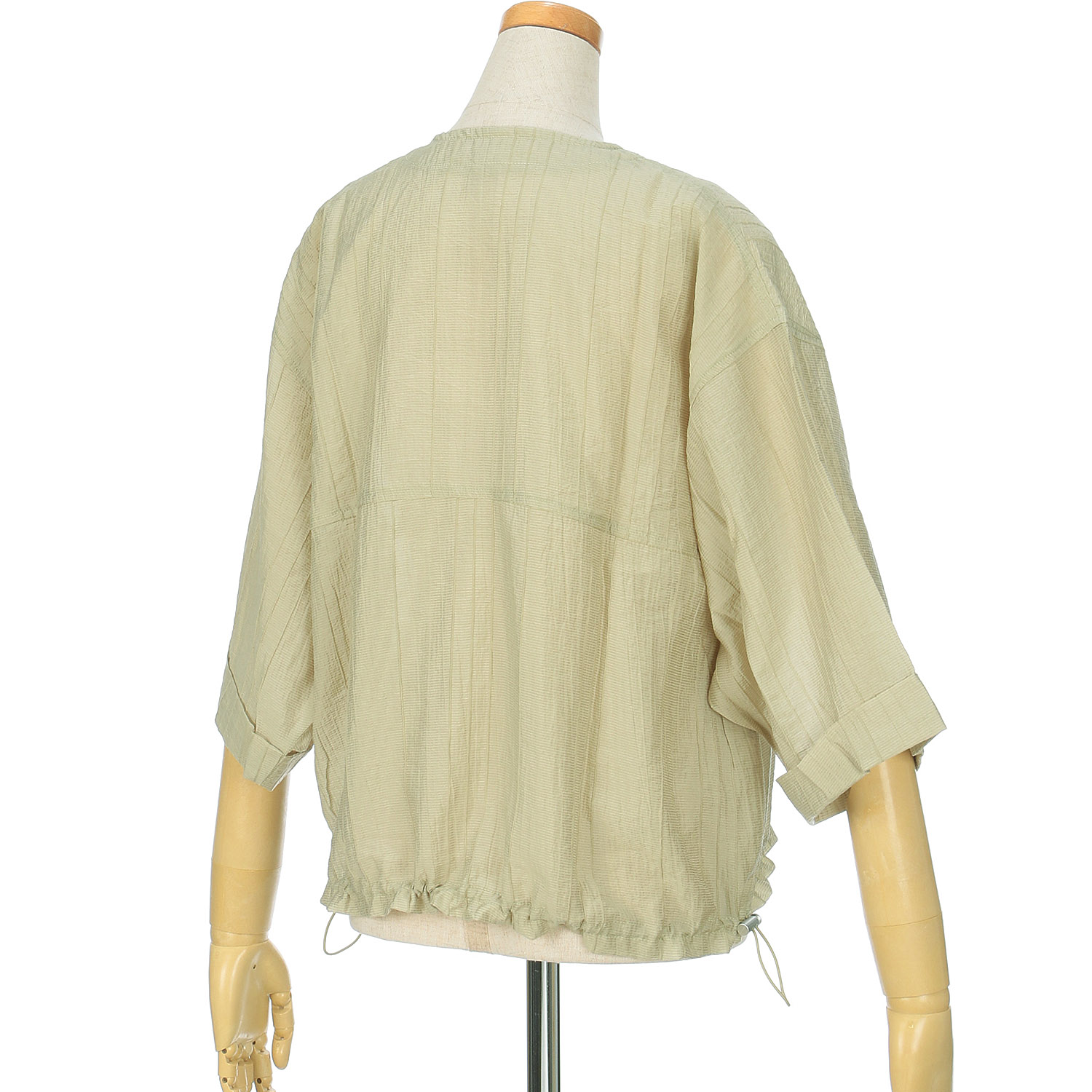 le colis シアークレープZIPブルゾン - 画像8