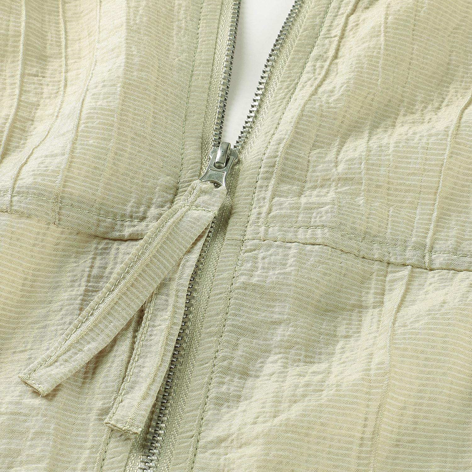 le colis シアークレープZIPブルゾン - 画像9