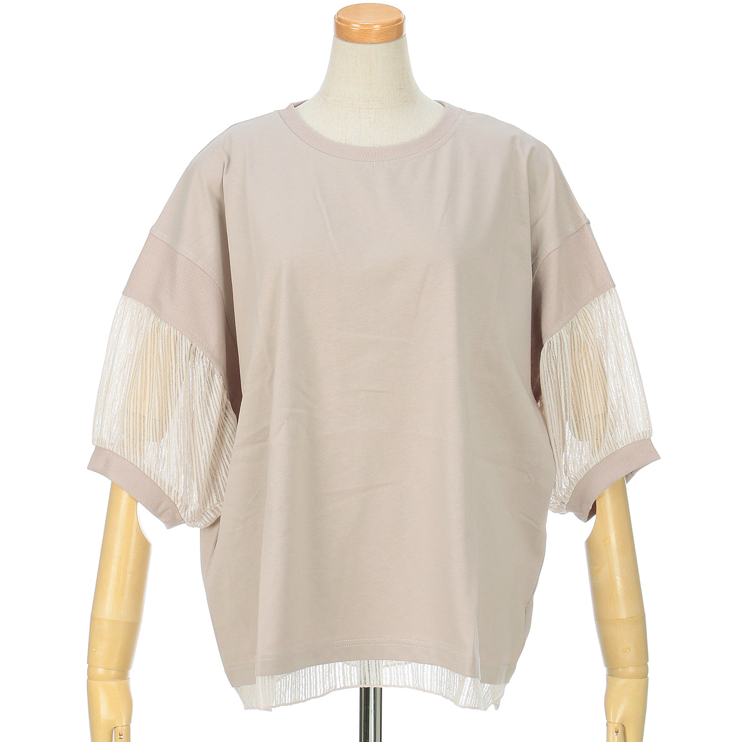 le colis シアーストライプレイヤード風プルオーバー - 画像6