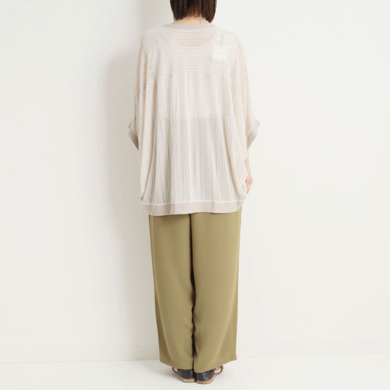 le colis シアーストライプドルマンカーデ - 画像7