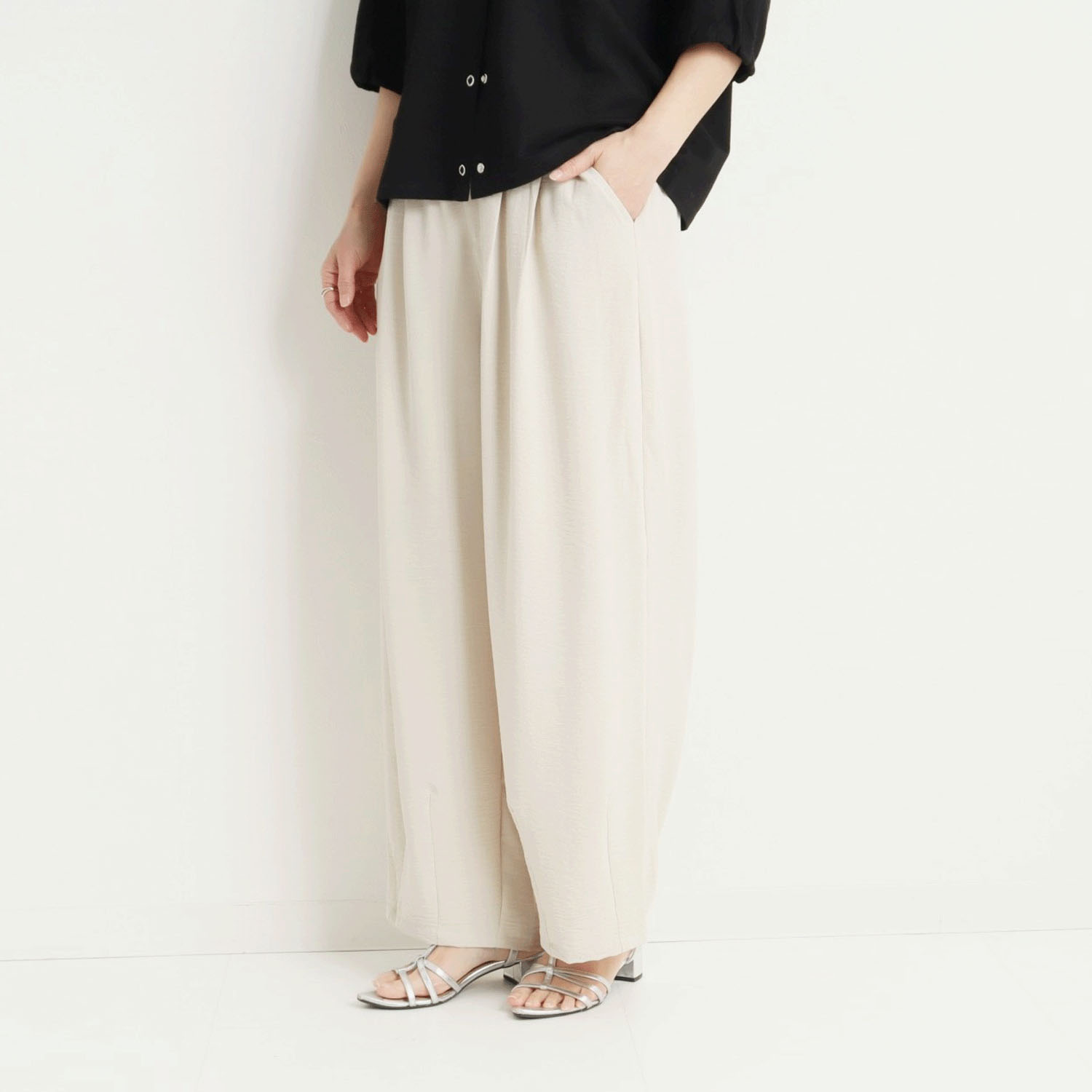 le colis タックコクーンパンツ - 画像4