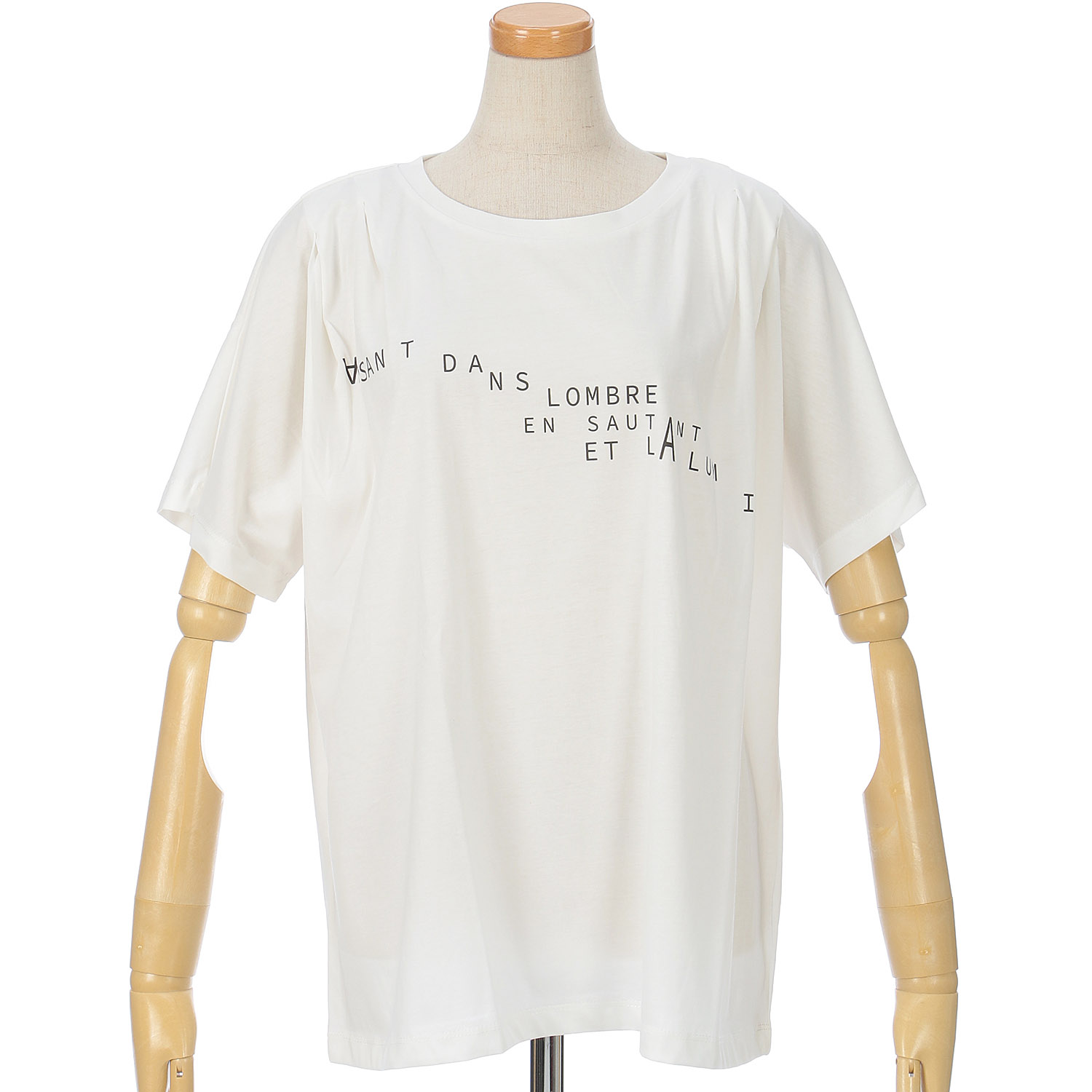 【Insta Live】MAFRAIS タックドレープロゴTEE - 画像5