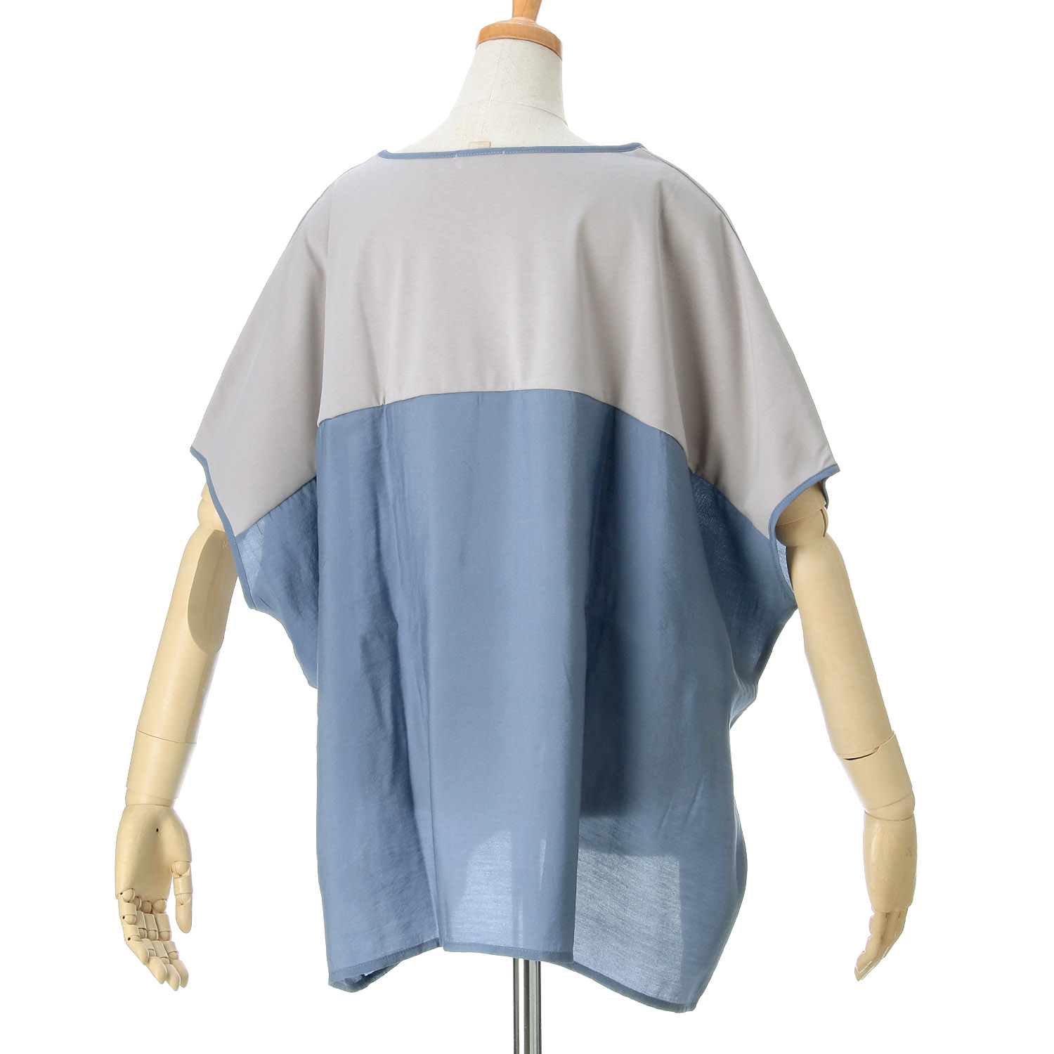 MAFRAIS 異素材MIXドルマンプルオーバー - 画像7