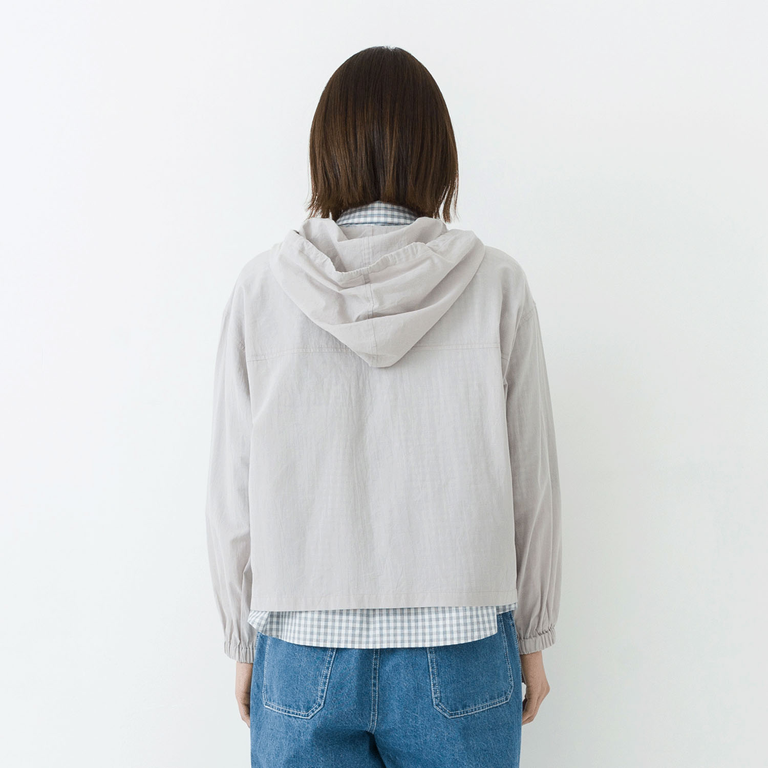 【お取り寄せ】kermu シアーコットンフロントボタンフーデットブラウス - 画像6