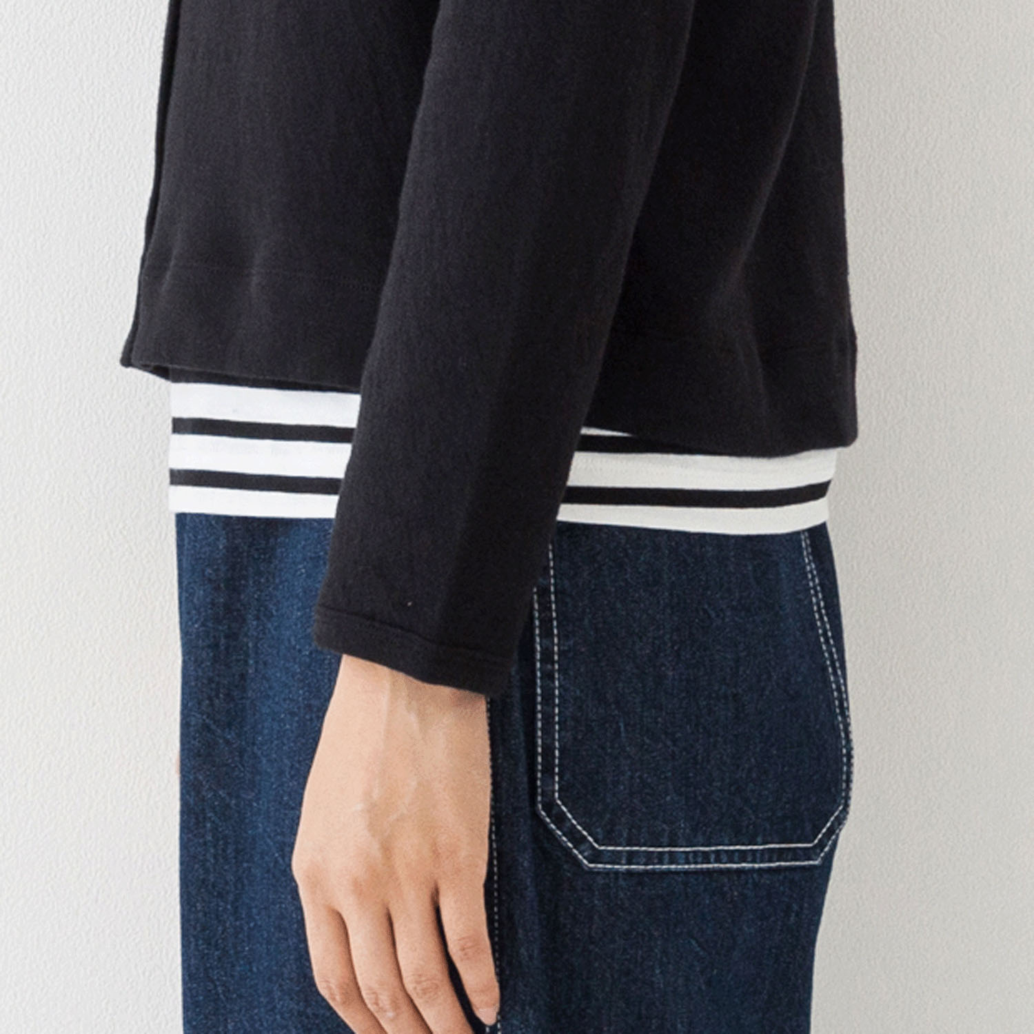 【お取り寄せ】kermu コットン接結天竺クルーネックカーディガン - 画像13