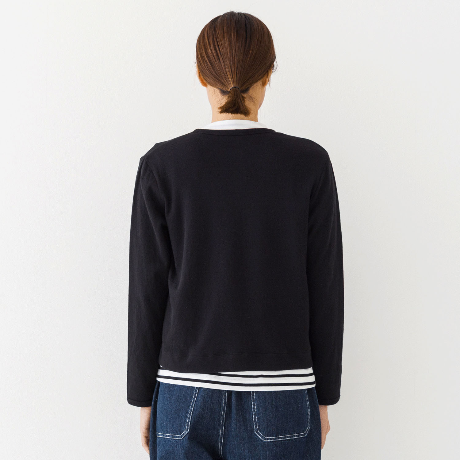 【お取り寄せ】kermu コットン接結天竺クルーネックカーディガン - 画像14