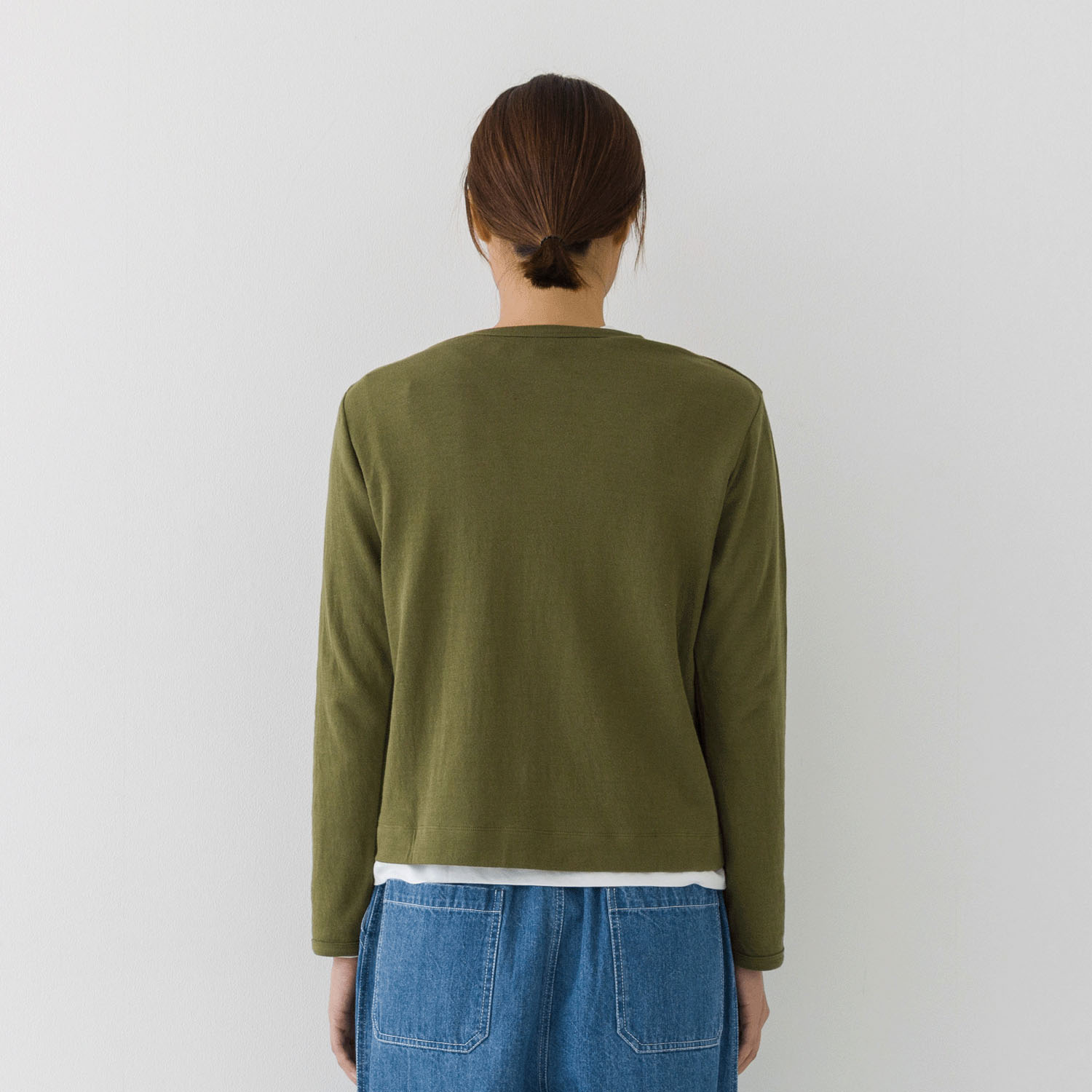 【お取り寄せ】kermu コットン接結天竺クルーネックカーディガン - 画像27