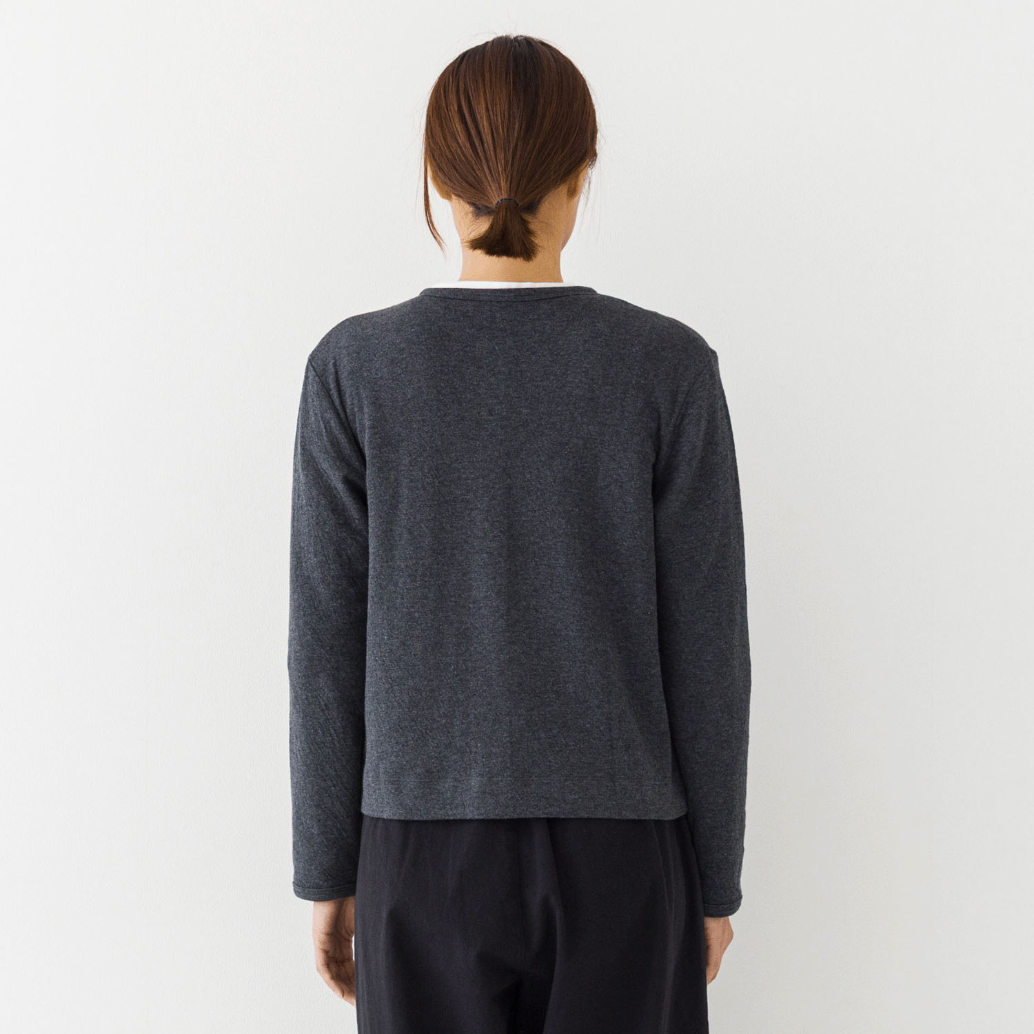 【お取り寄せ】kermu コットン接結天竺クルーネックカーディガン - 画像8