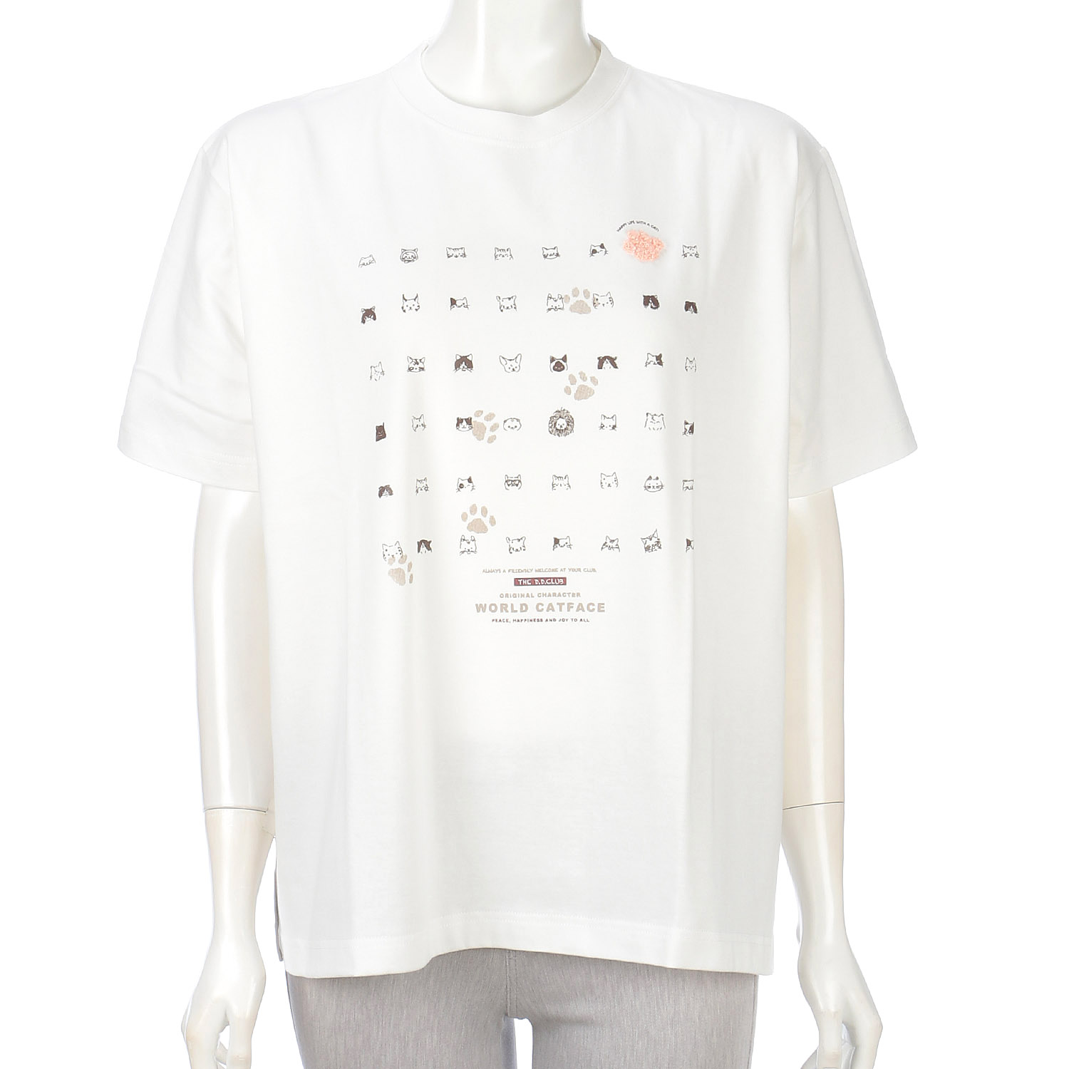 【ETONET限定】DDCLUB ワイドTネコFACE