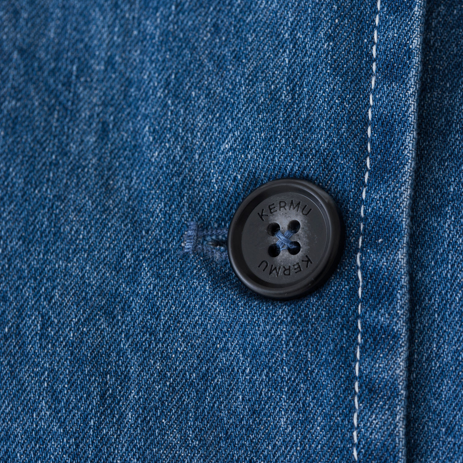 【お取り寄せ】Kermu  9オンスデニムノーカラージャケット - 画像17