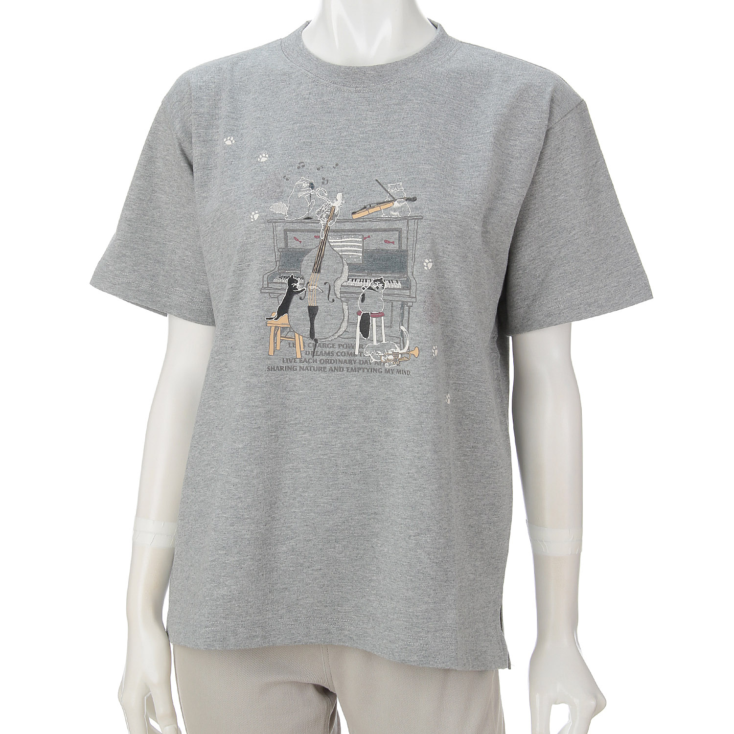 【ETONET限定】DDCLUB  プリントTネコピアノ - 画像2