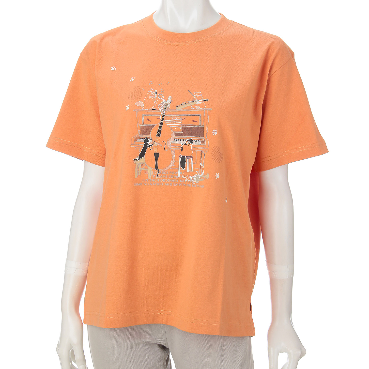 【ETONET限定】DDCLUB  プリントTネコピアノ - 画像4