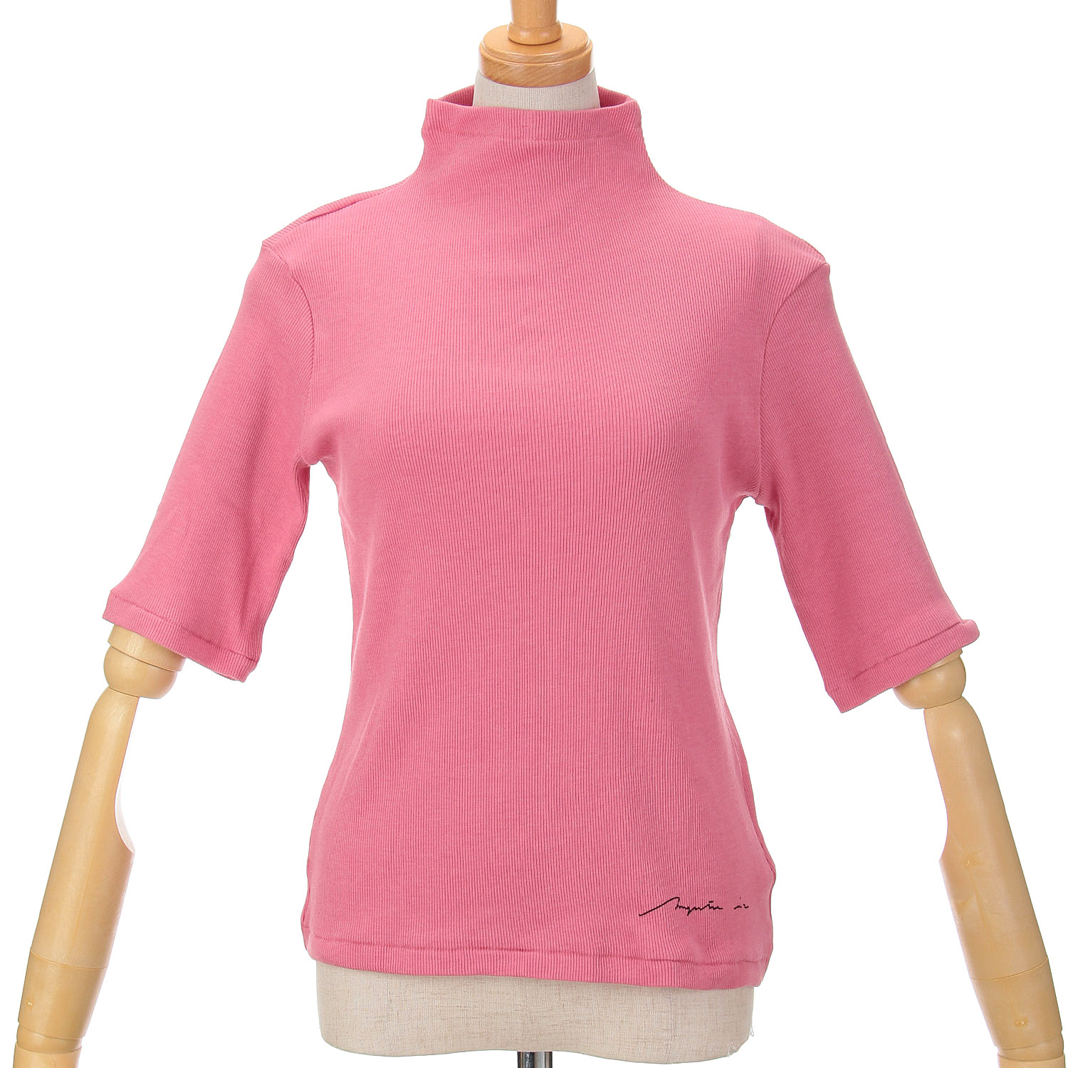 マゼンタT／Cテレコ5分袖 - 画像12