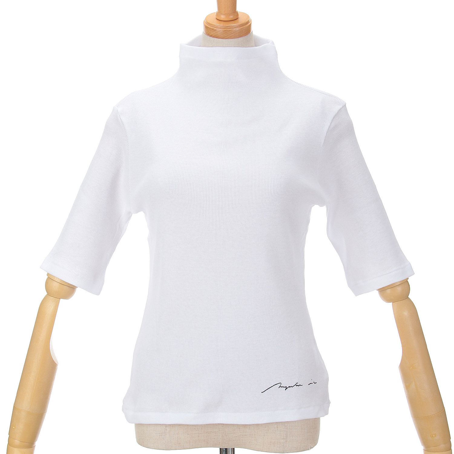 マゼンタT／Cテレコ5分袖 - 画像5