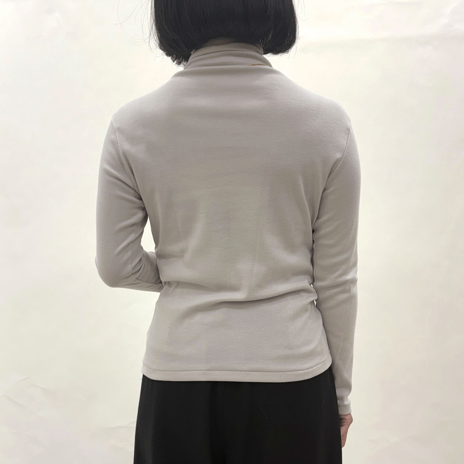 マゼンタ フライス12cmボトルネック長袖 - 画像25