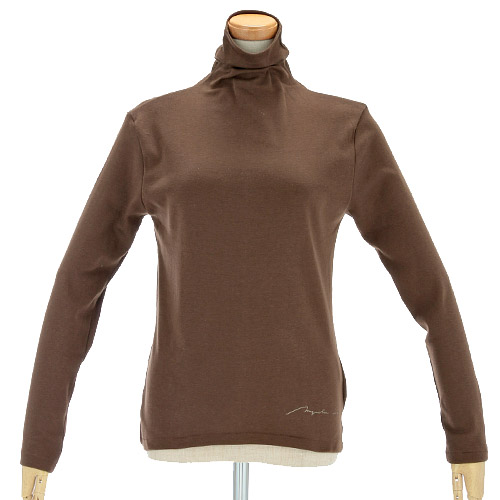 マゼンタ フライス12cmボトルネック長袖 - 画像27