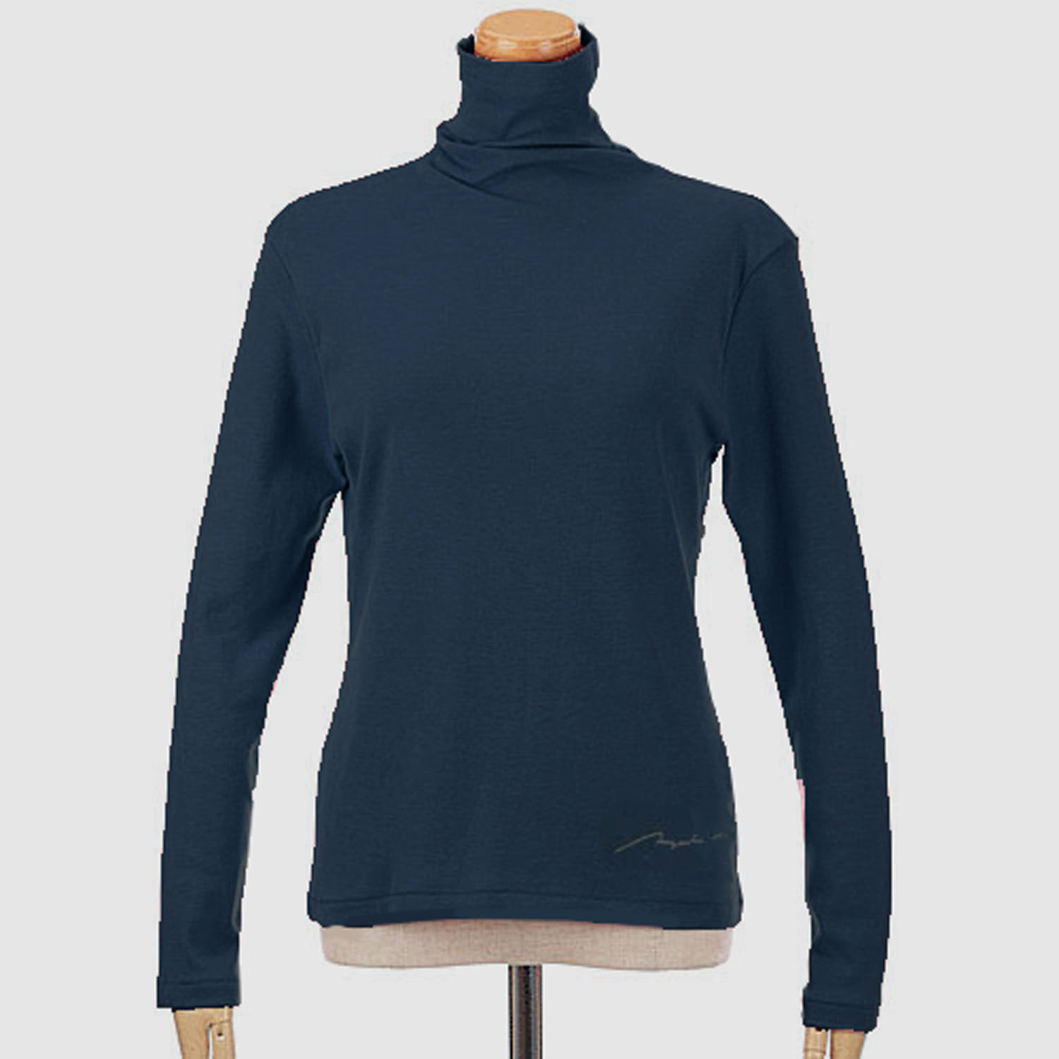 マゼンタ フライス12cmボトルネック長袖 - 画像43