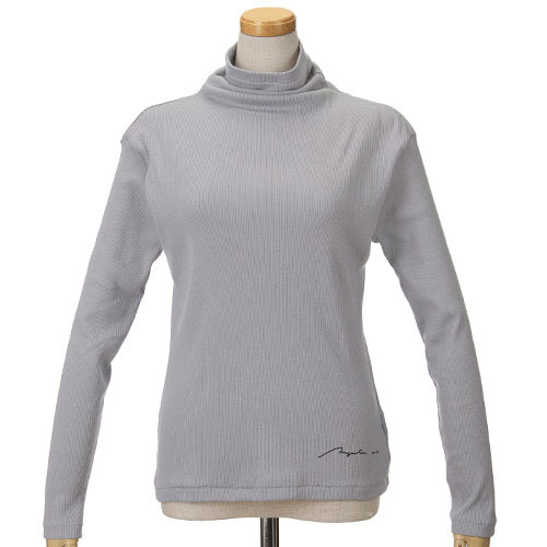 【Insta Live】マゼンタ テレコ12cmボトルネック長袖 - 画像13