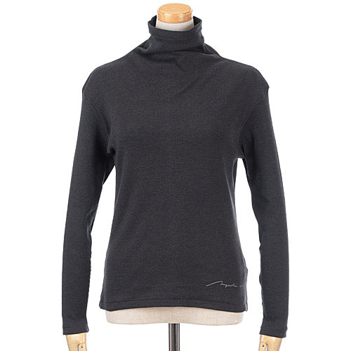 【Insta Live】マゼンタ テレコ12cmボトルネック長袖 - 画像16