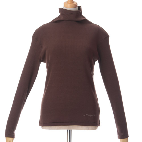 【Insta Live】マゼンタ テレコ12cmボトルネック長袖 - 画像25