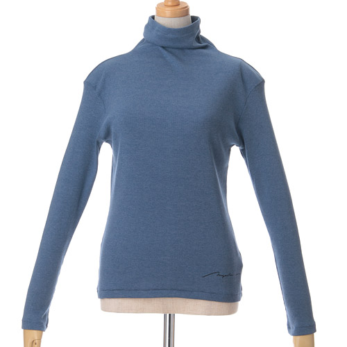 【Insta Live】マゼンタ テレコ12cmボトルネック長袖 - 画像37