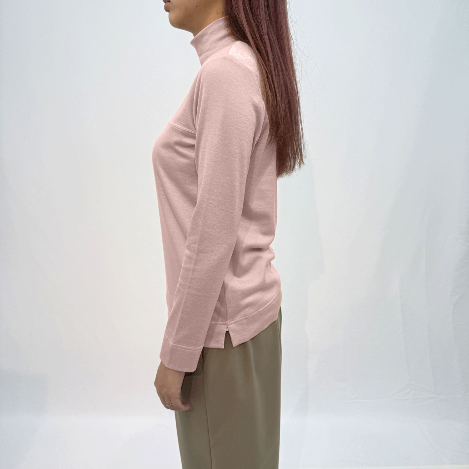 セルロース片袋胸切替ハイネック - 画像8