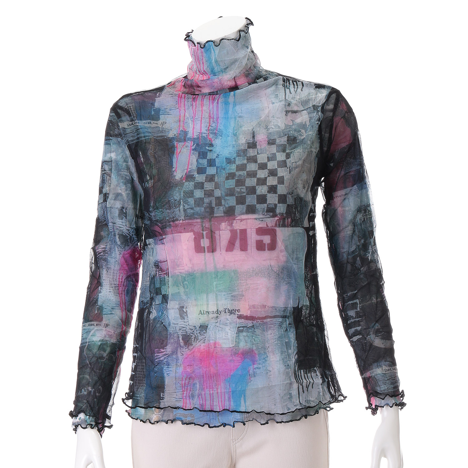 ネットプリントクリンクル リバーシブルカットソー - 画像2