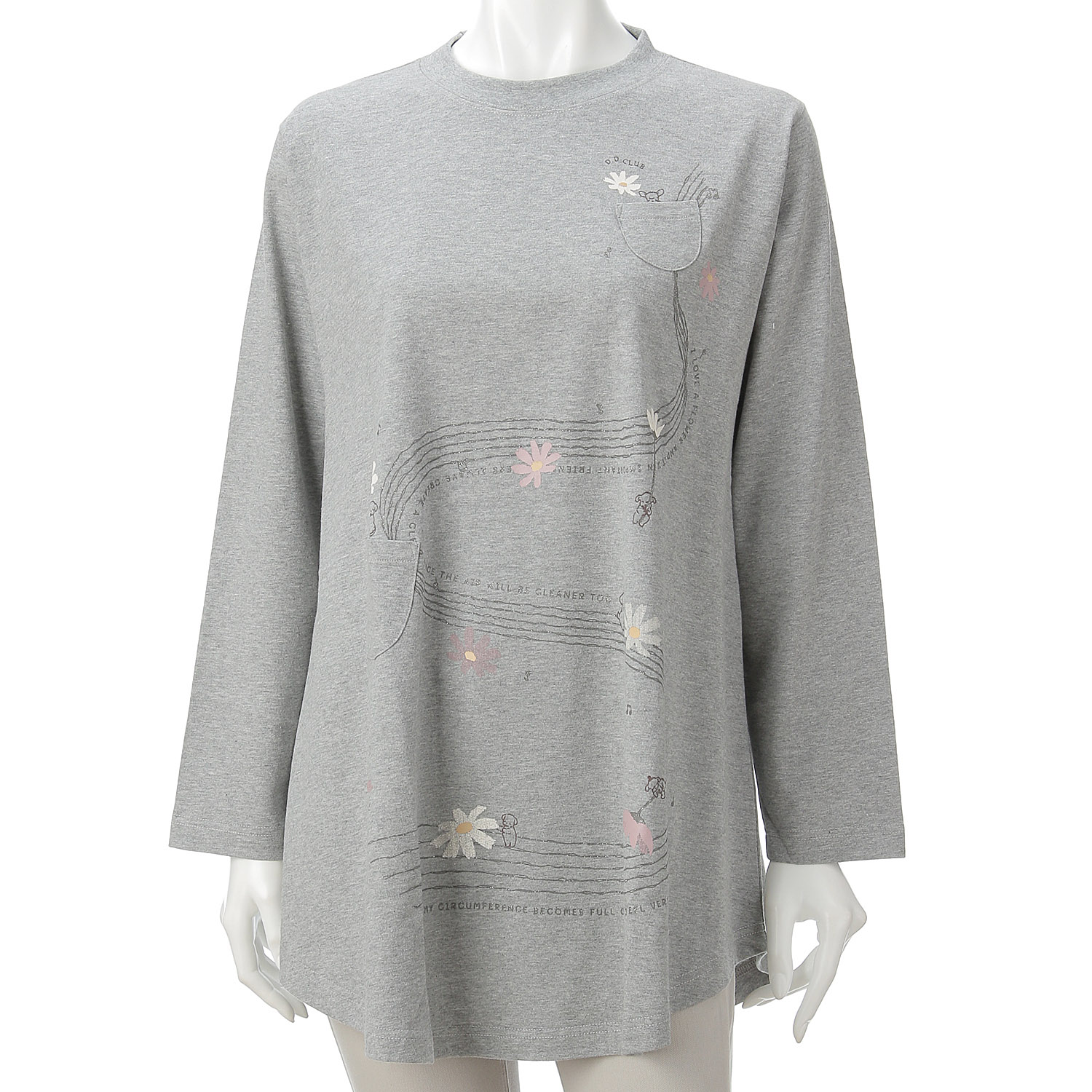 DDCLUB チュニック プードルFLOWER - 画像2