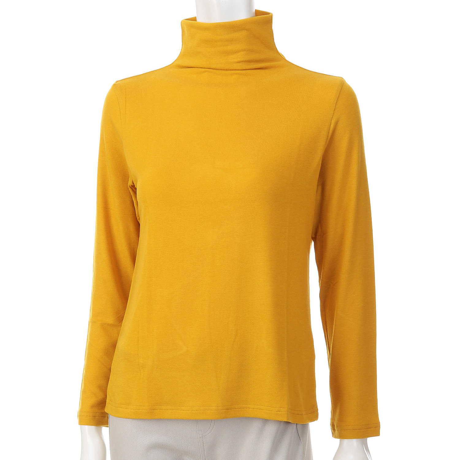 【Insta Live】ミップガーゼ無地ボトルネックカットソー - 画像22