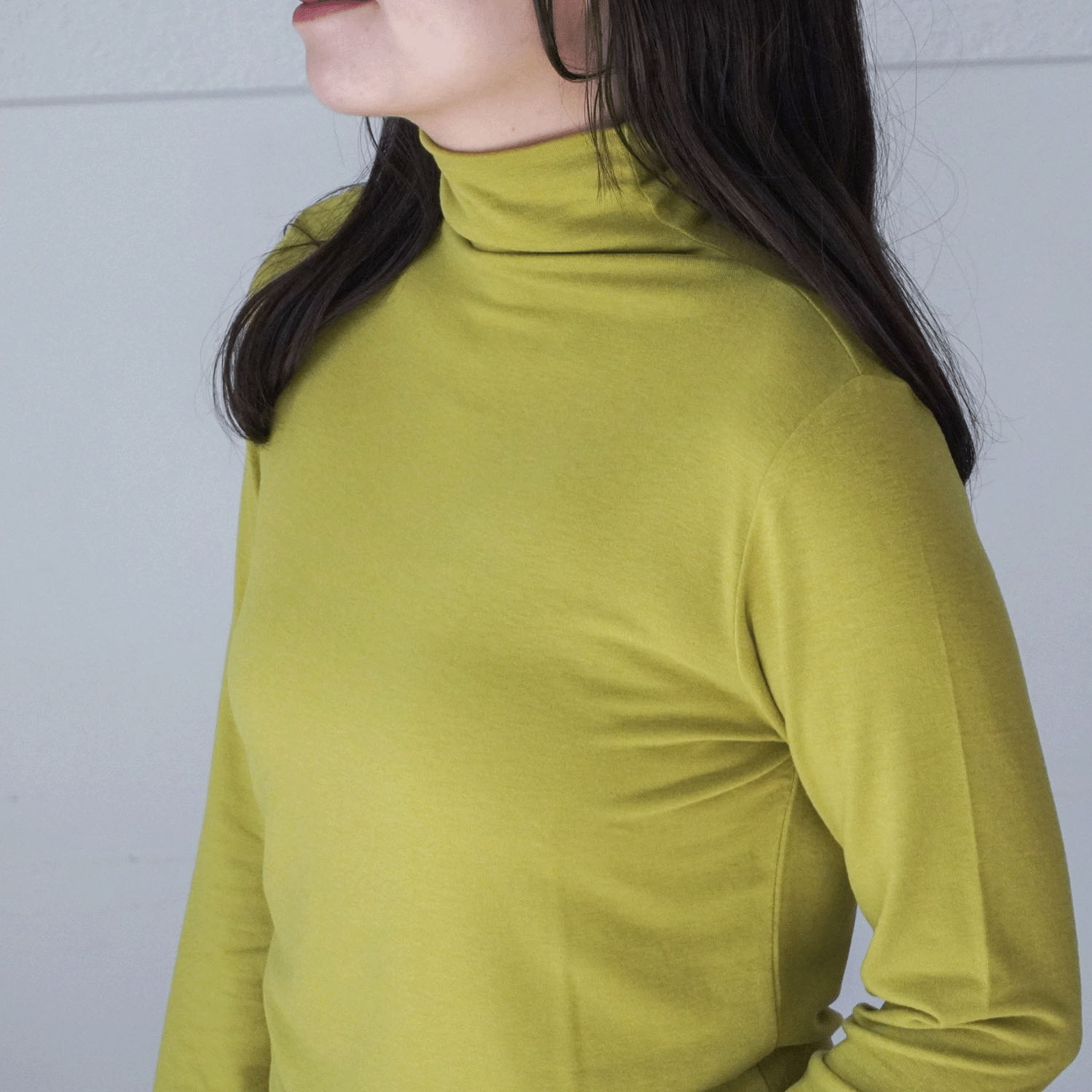 【Insta Live】ミップガーゼ無地ボトルネックカットソー - 画像27