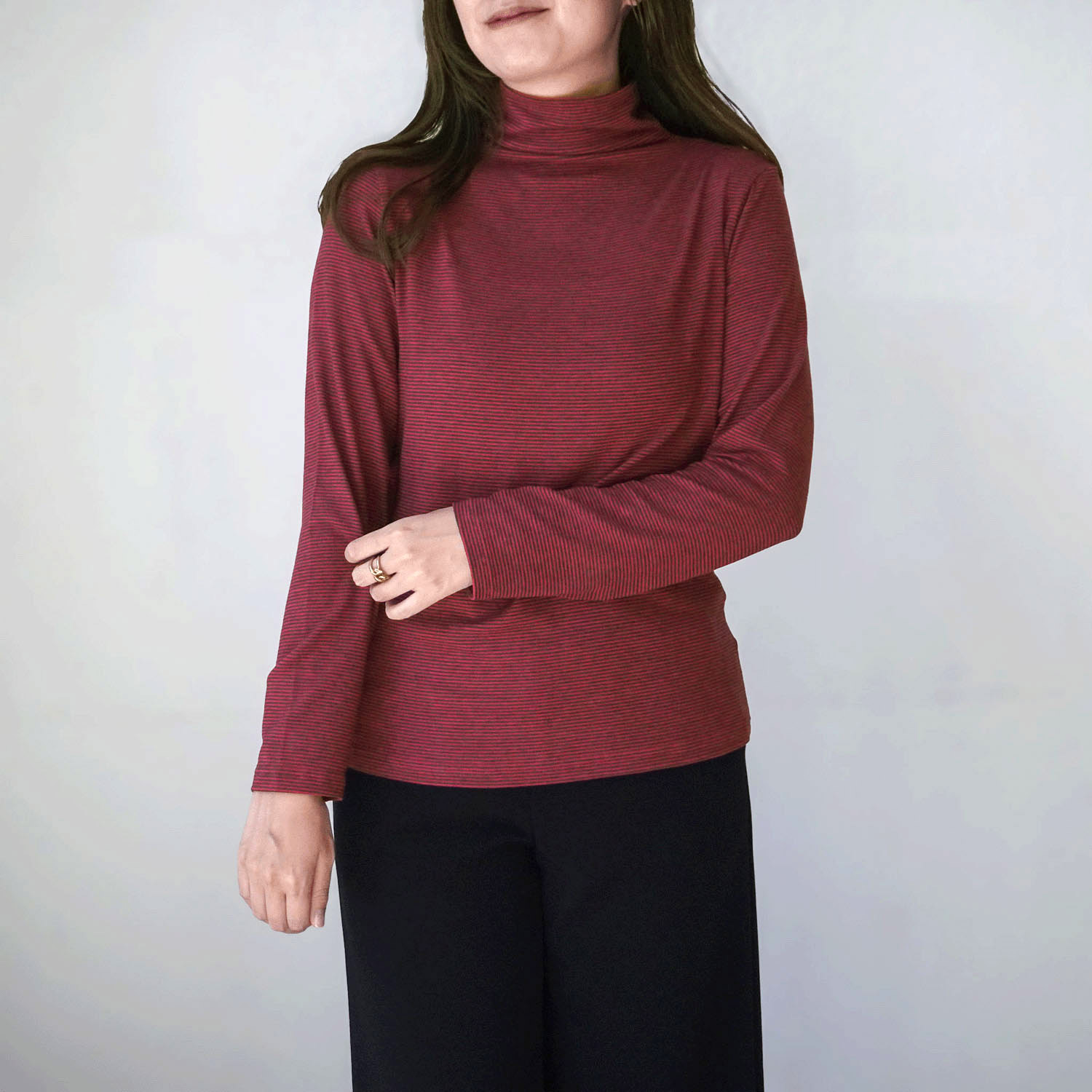 ミップガーゼボーダーカットソー - 画像8