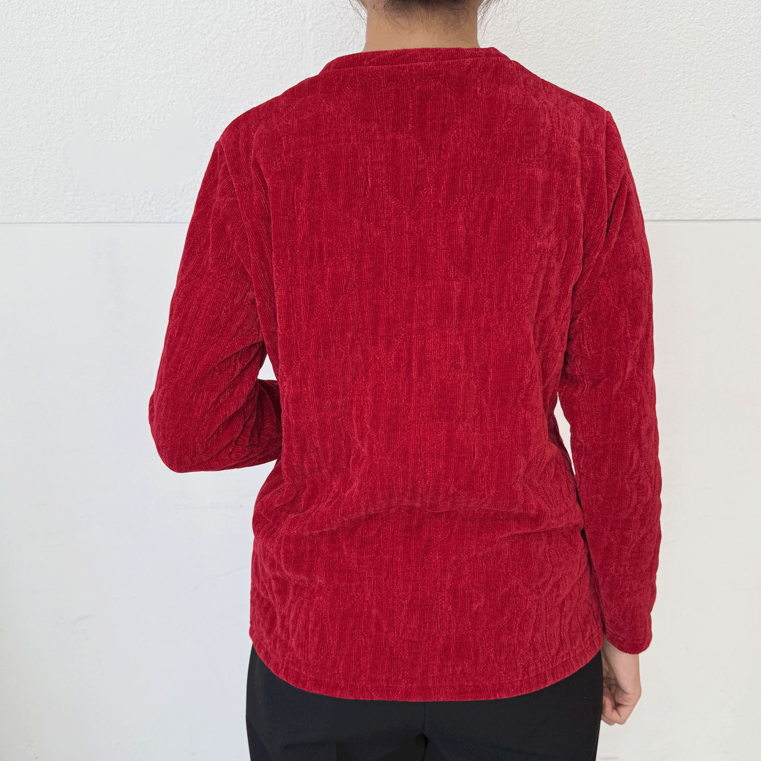 モールジャカード幾何柄プルオーバー - 画像2