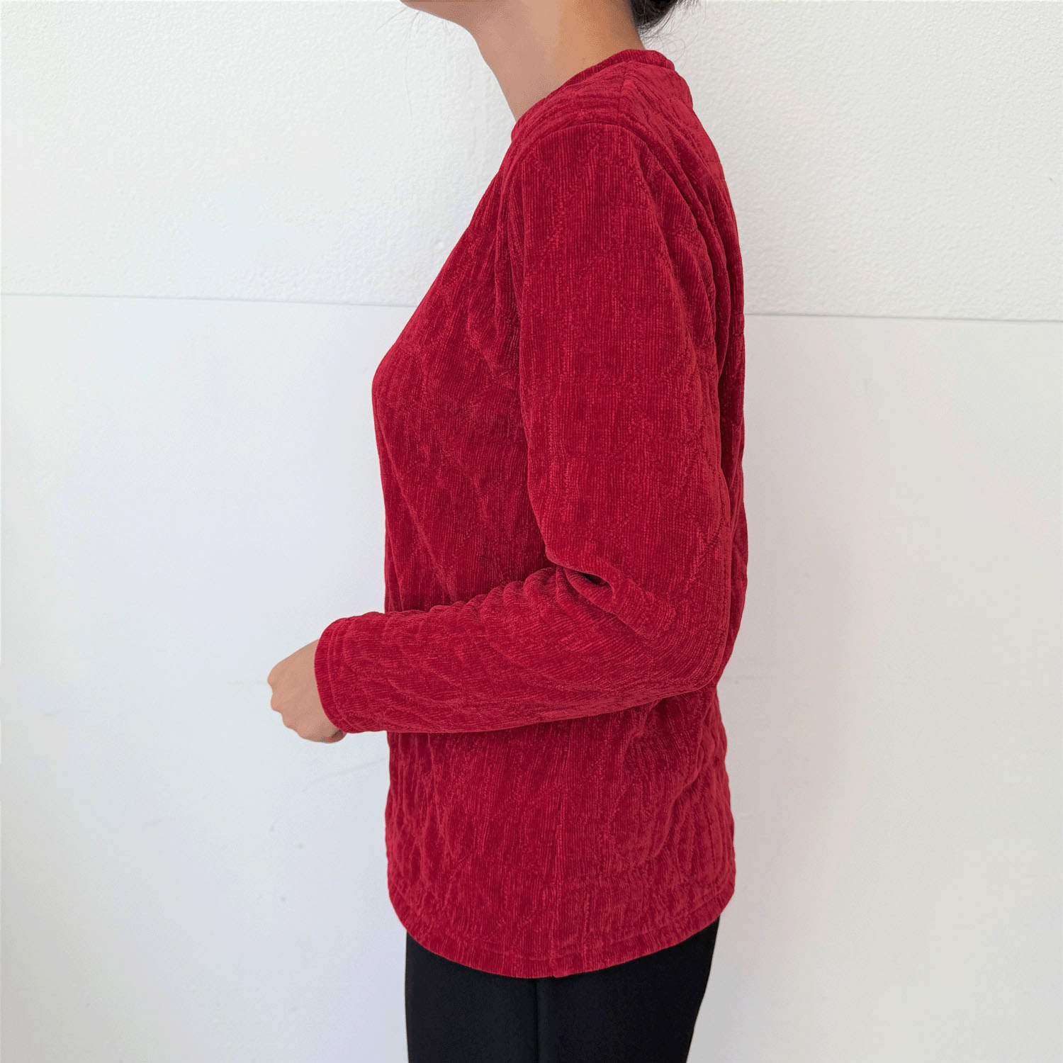 モールジャカード幾何柄プルオーバー - 画像7