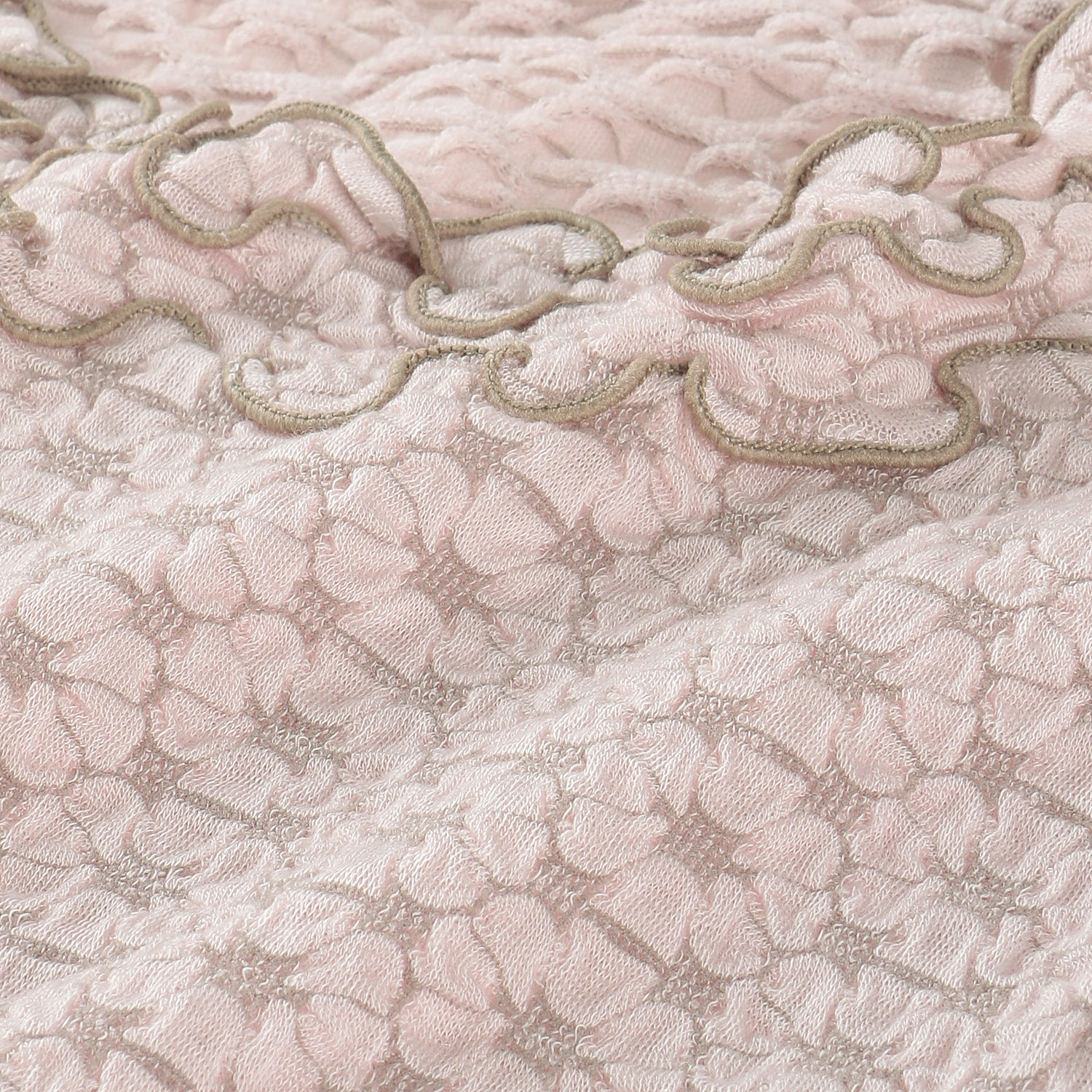 シャーリングジャカード三段メロウネックカットソー - 画像5