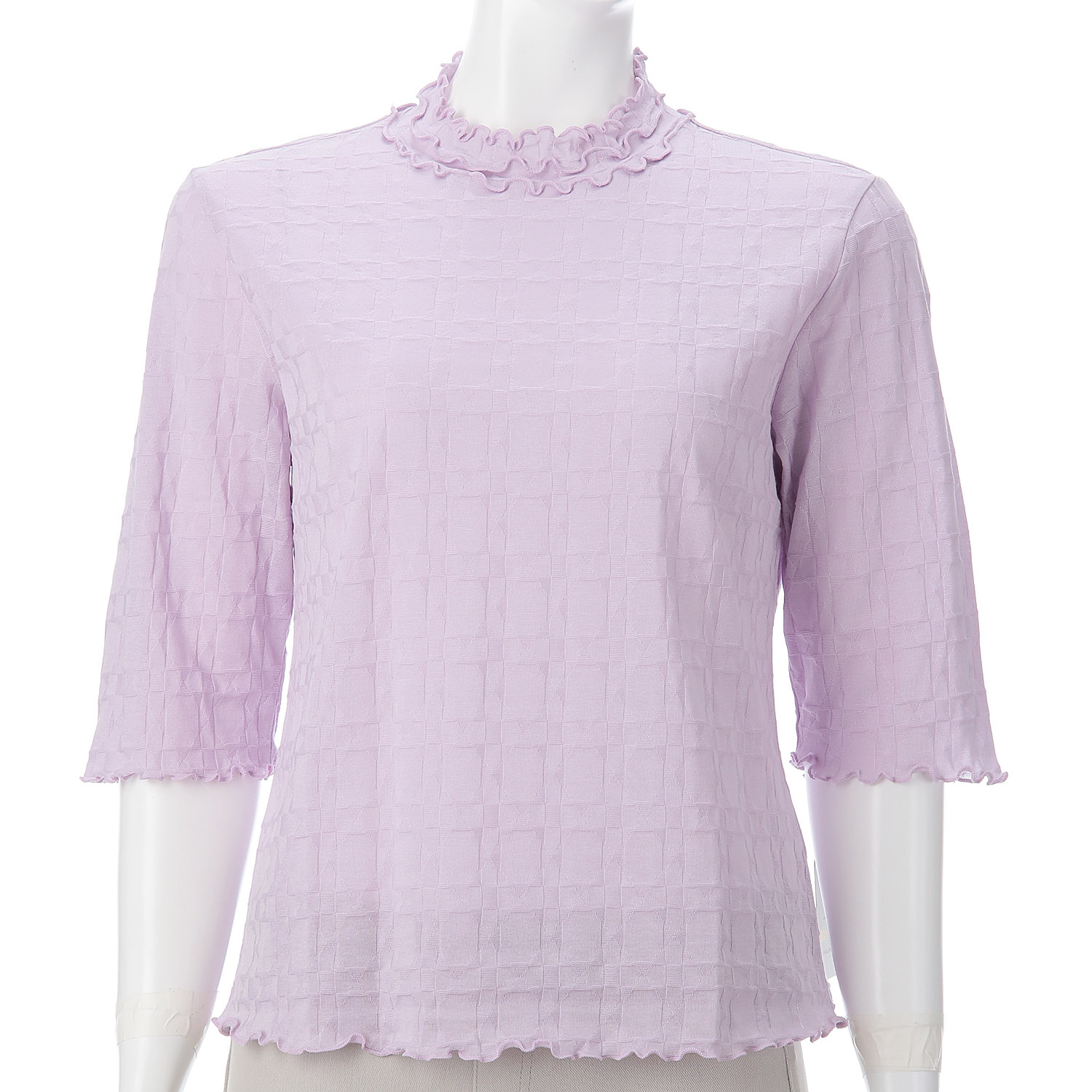 リンクスジャカード三段メロウカットソー - 画像1