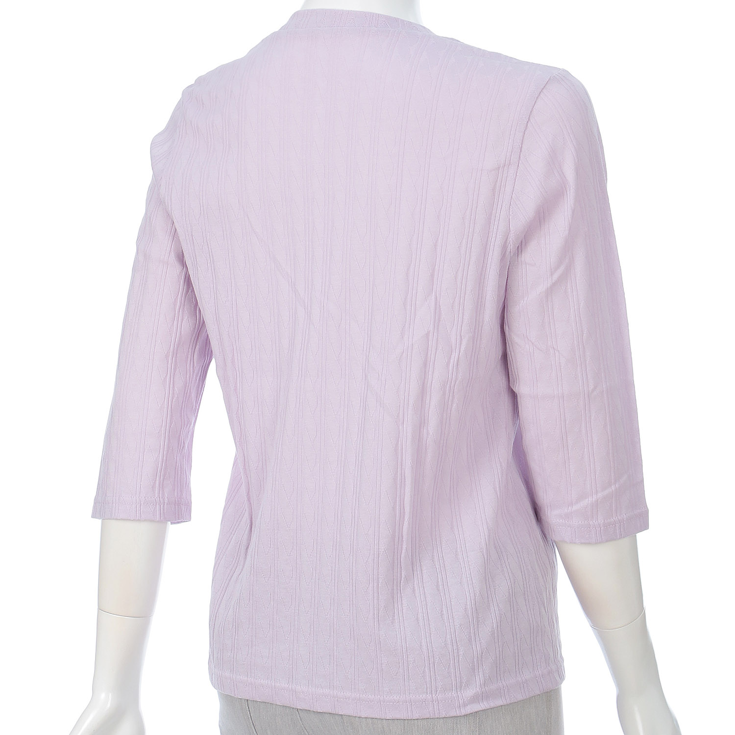 リンクスジャカードケーブル柄カットソー - 画像9