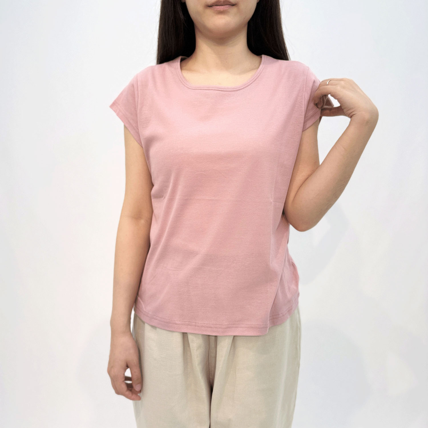 キャップドルマンフレンチカットソー - 画像1