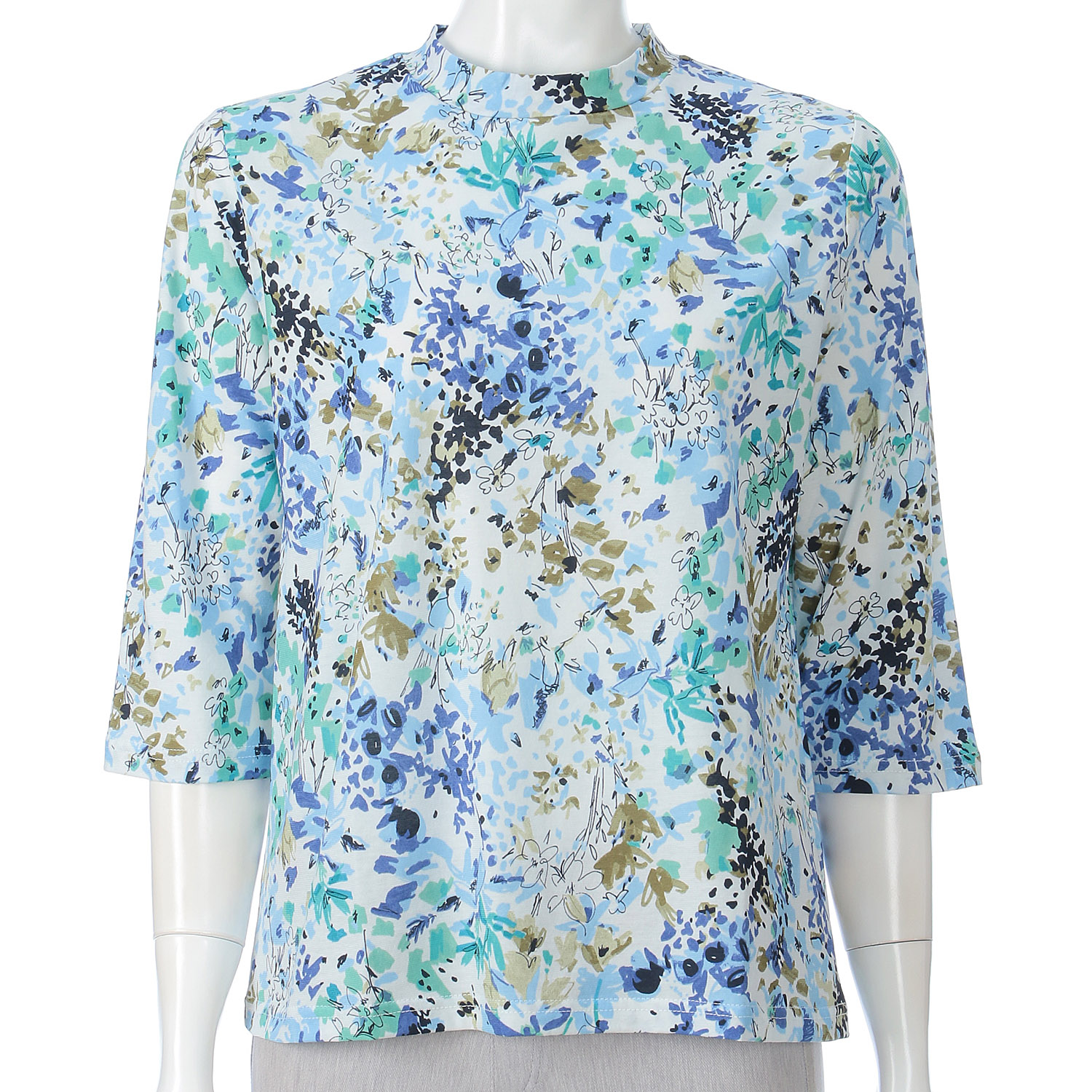 チビハイプリント七分袖カットソー - 画像5