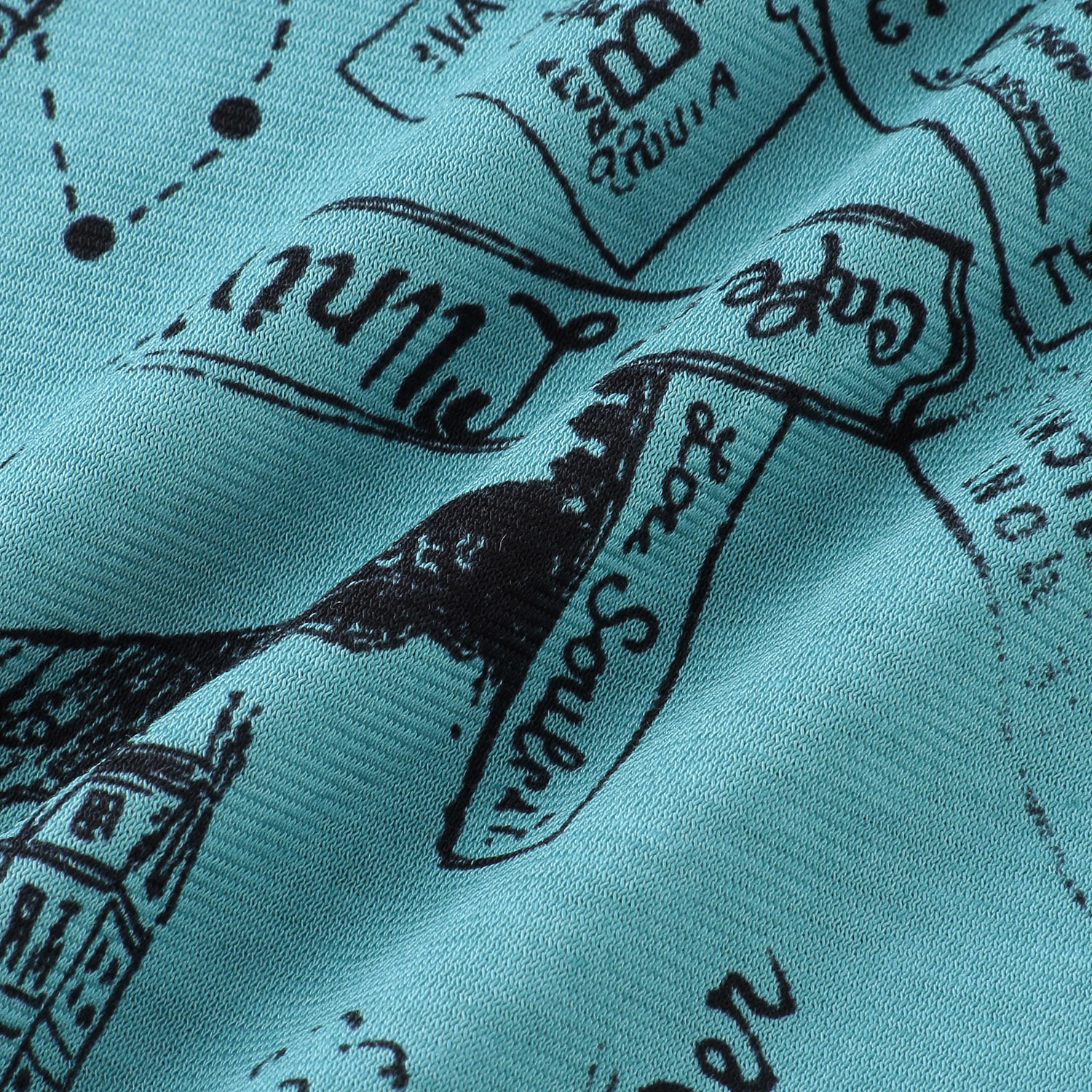 チビハイプリント五分袖カットソー - 画像5