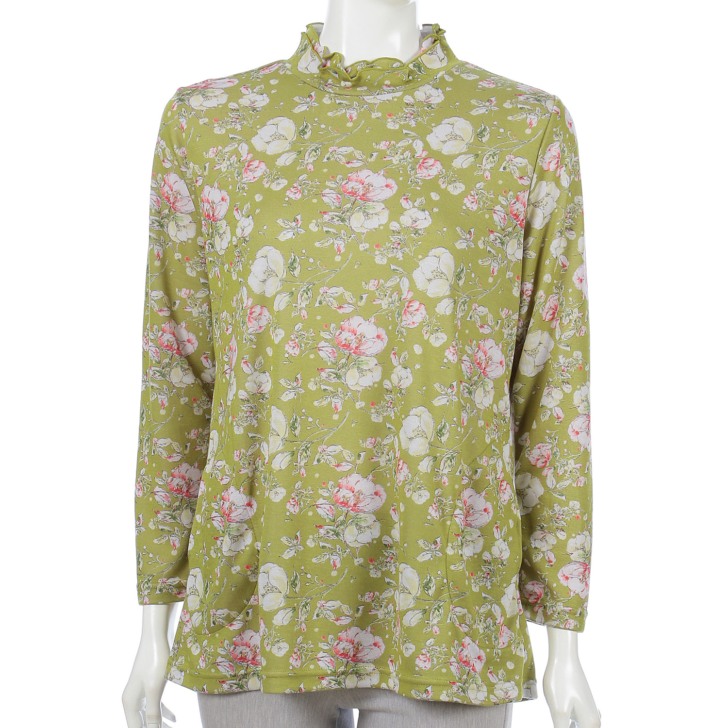 二重メロウ脇ポケ付きチュニック - 画像2