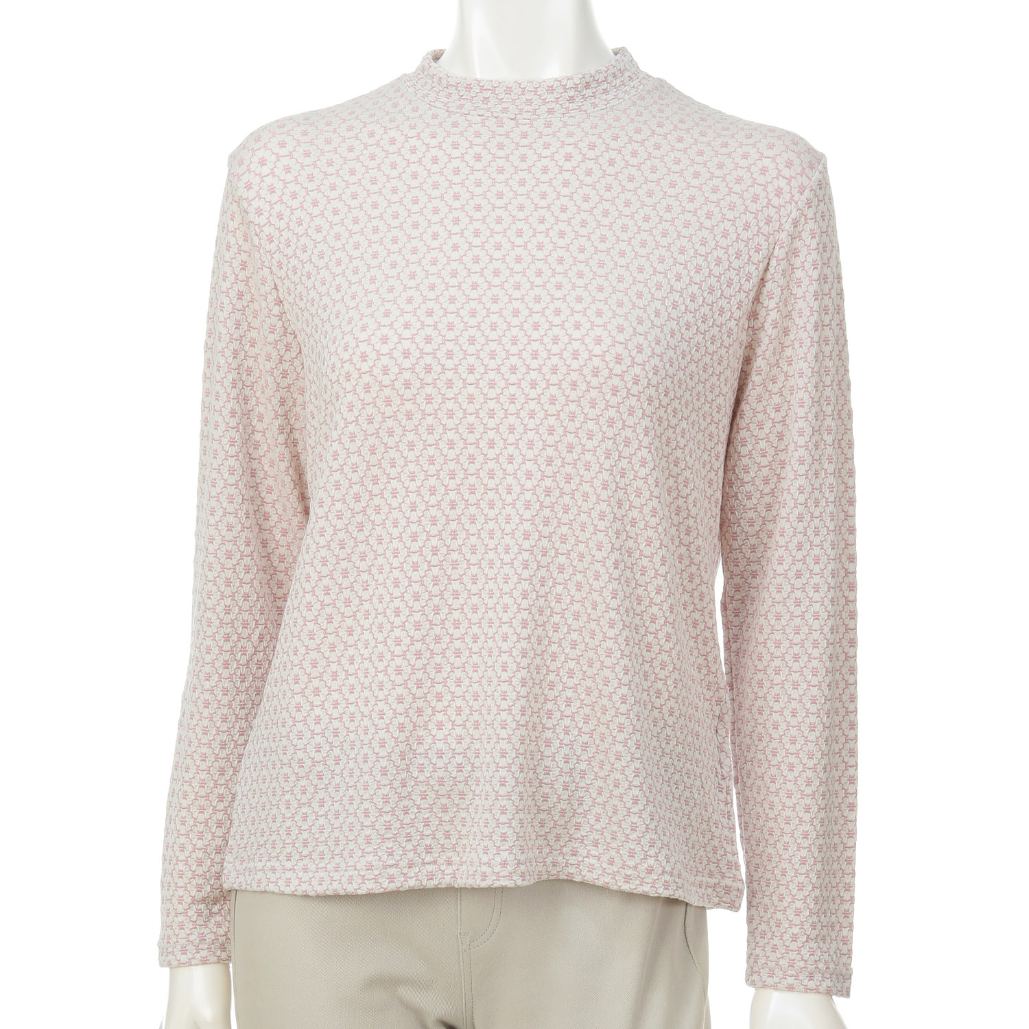 花柄ジャカードプルオーバー - 画像1