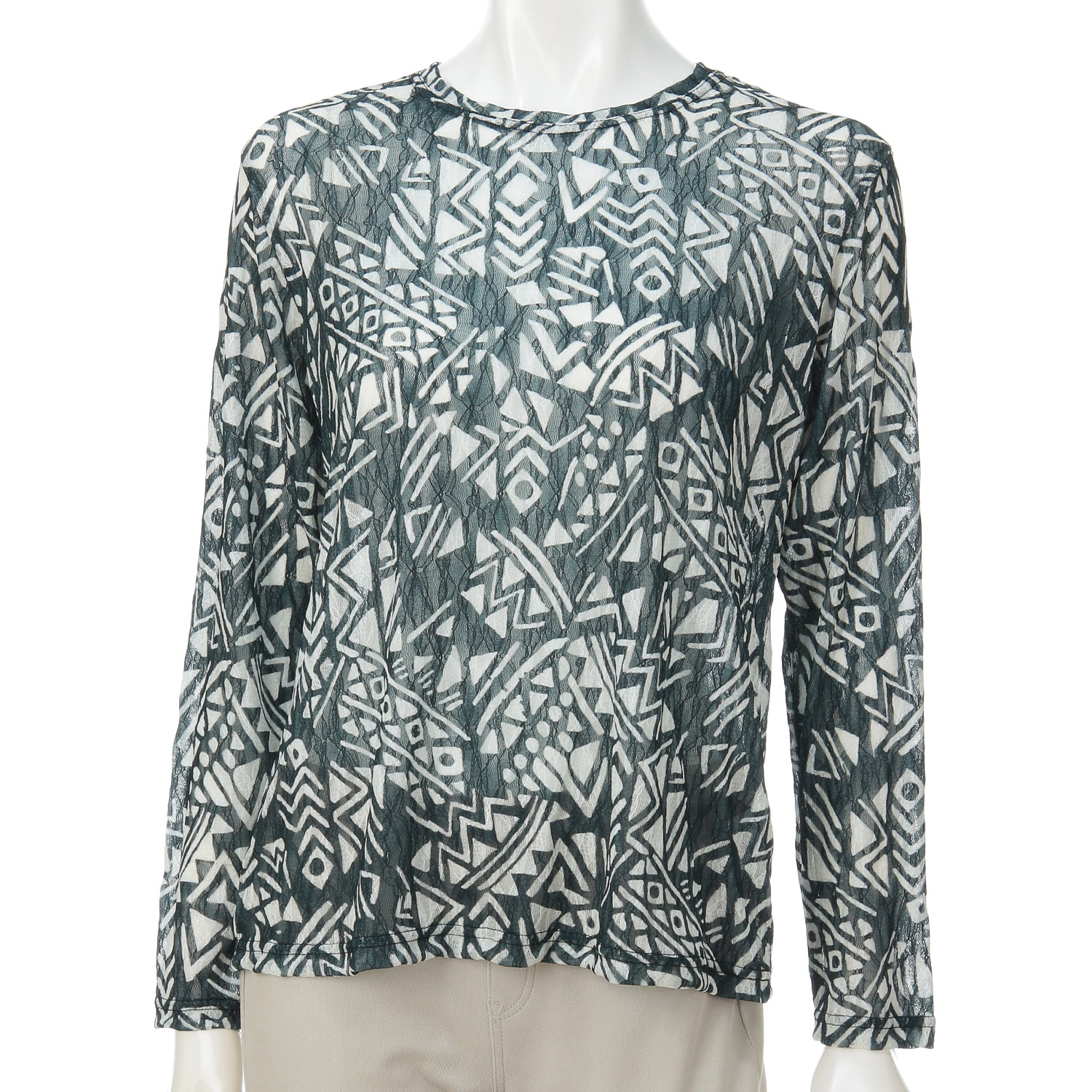 レースプリントプルオーバー - 画像2