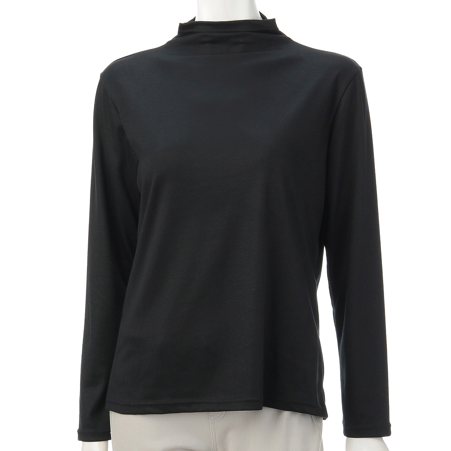 片袋ボトルネックカットソー - 画像3